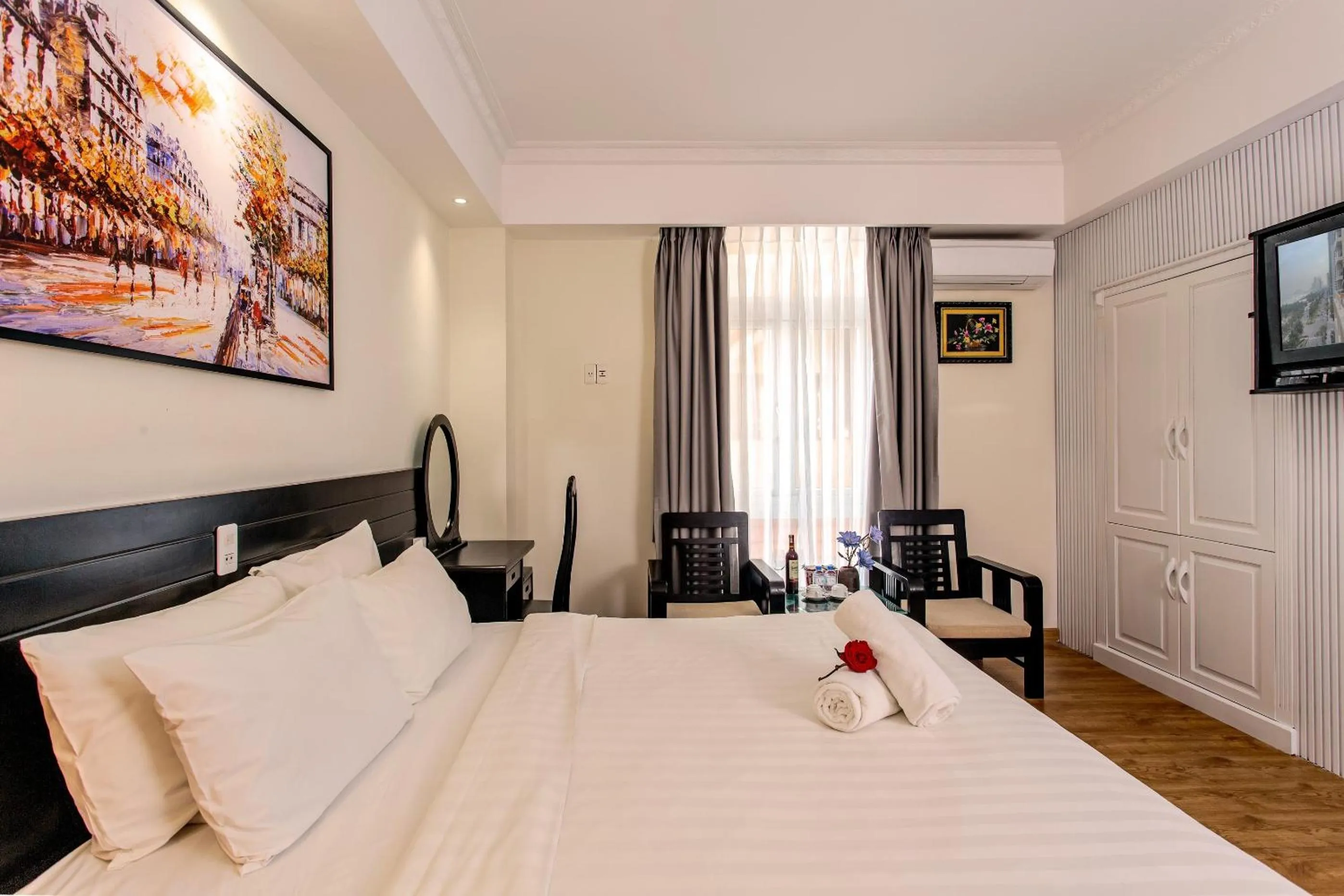 Bed in Seavitel Danang Beach Hotel