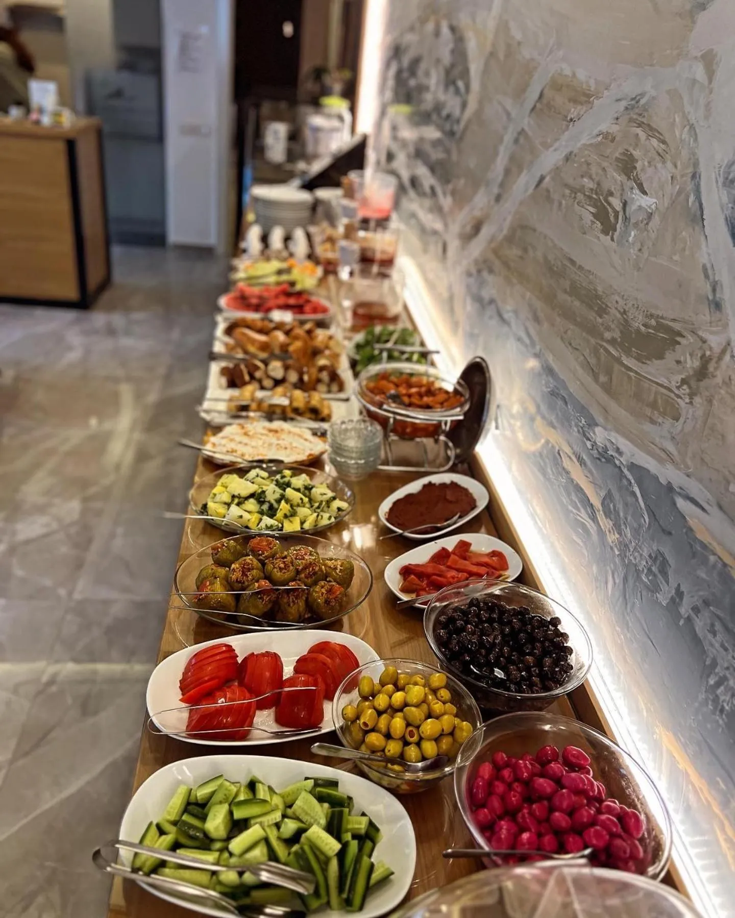 Buffet breakfast in Güden-Pearl