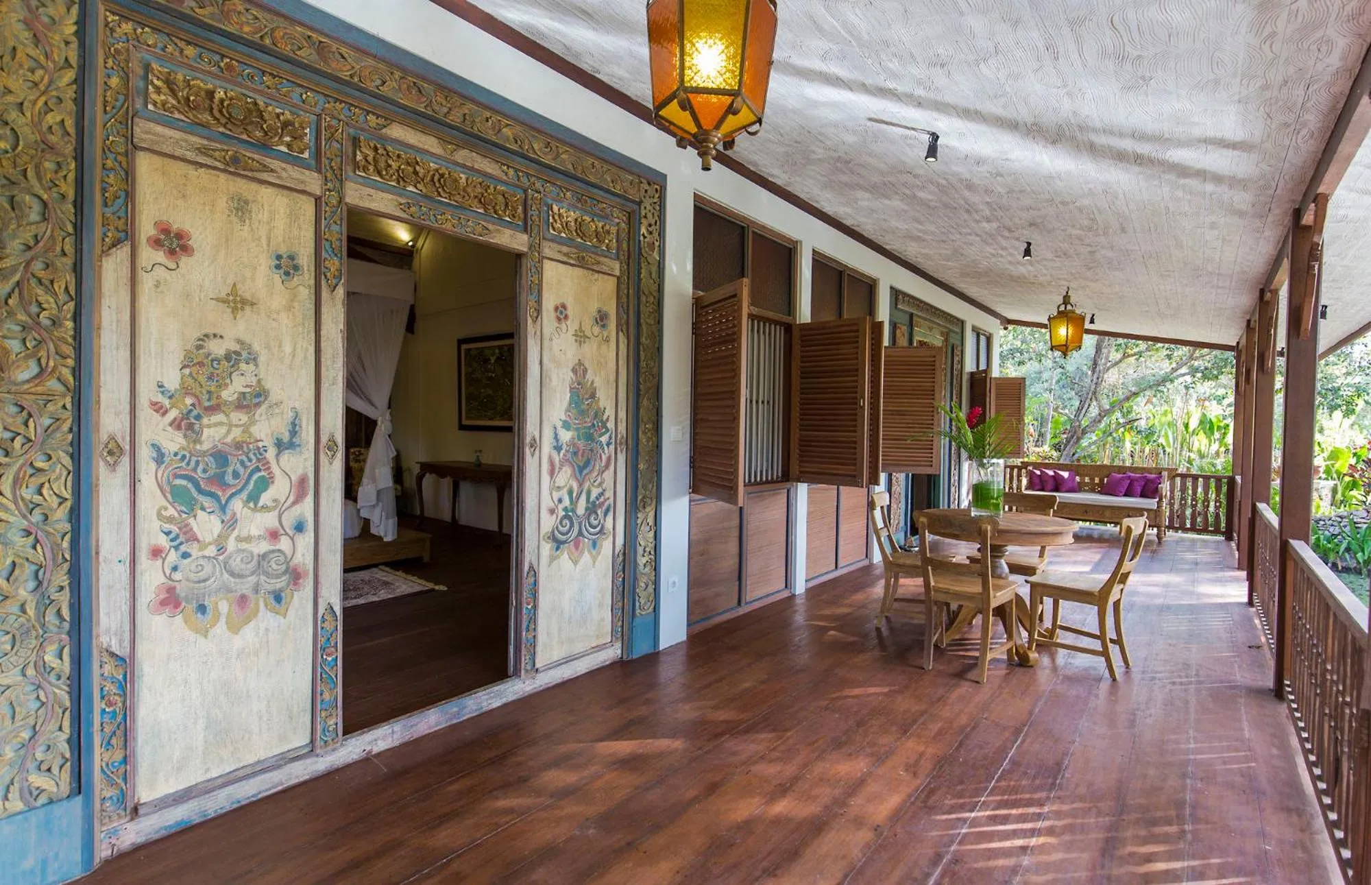 Patio in Plataran Menjangan Resort and Spa - CHSE Certified