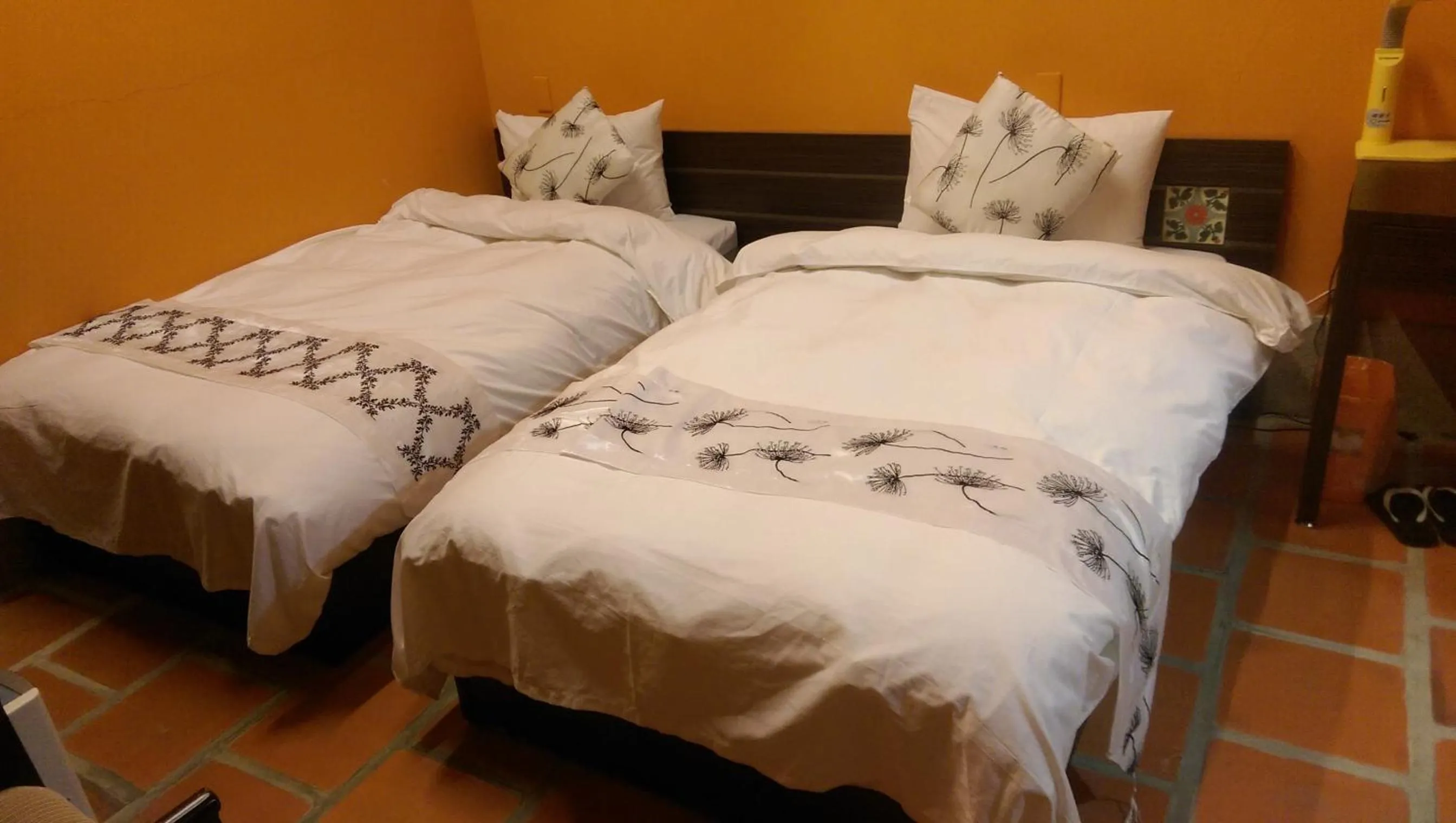 Bed in PianoPiano B&B