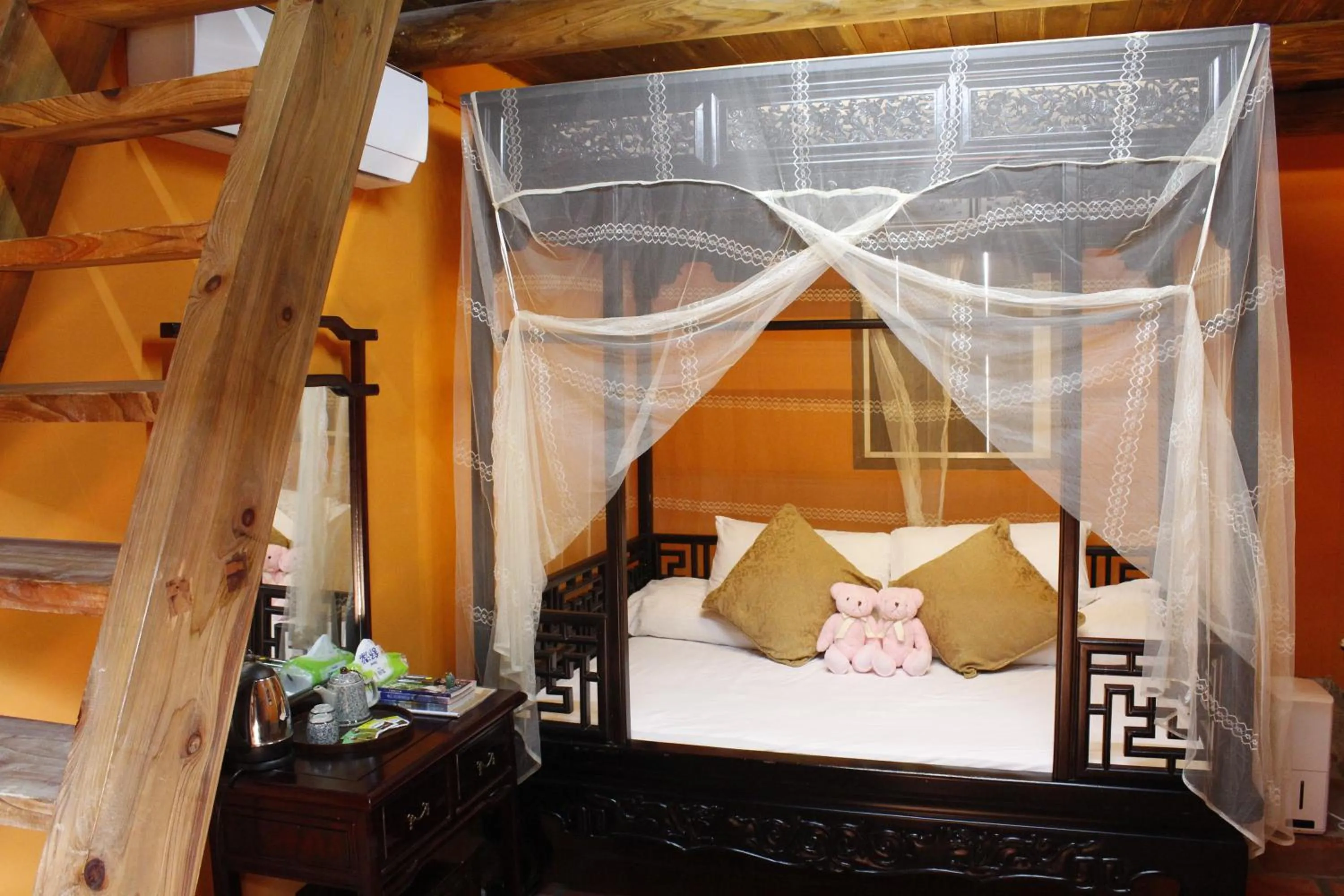 Bed in PianoPiano B&B