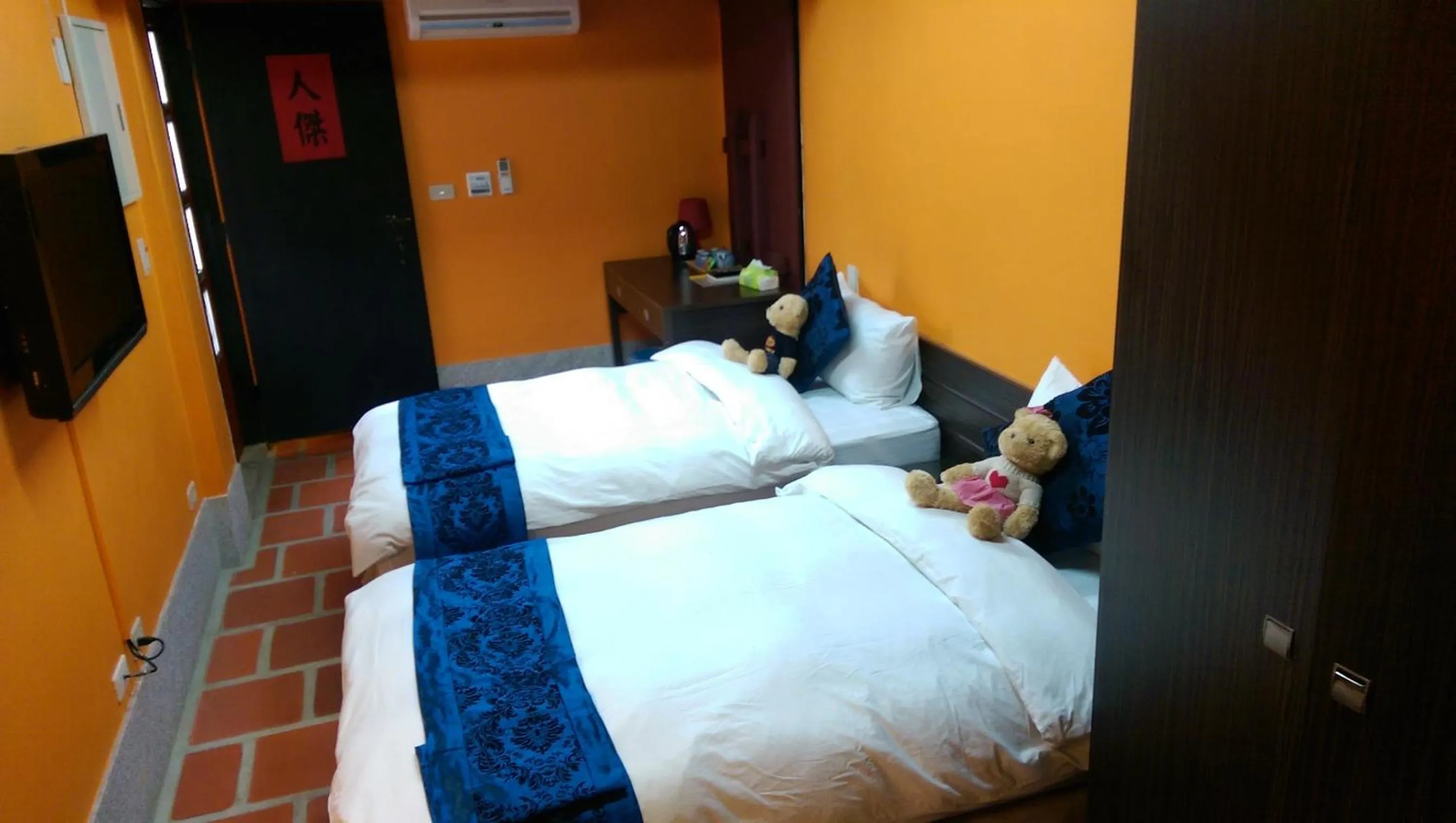 Bed in PianoPiano B&B