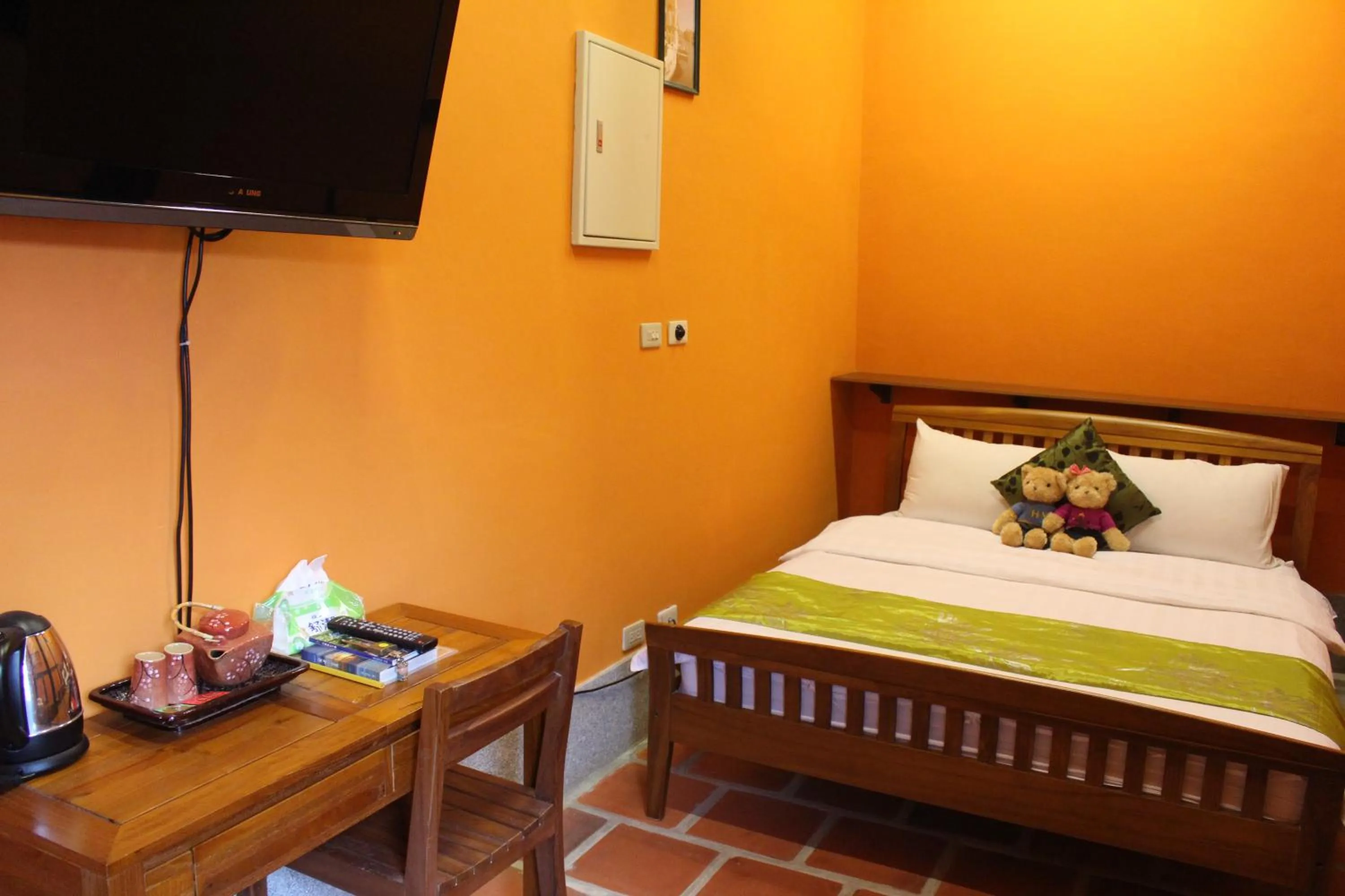 Bed in PianoPiano B&B