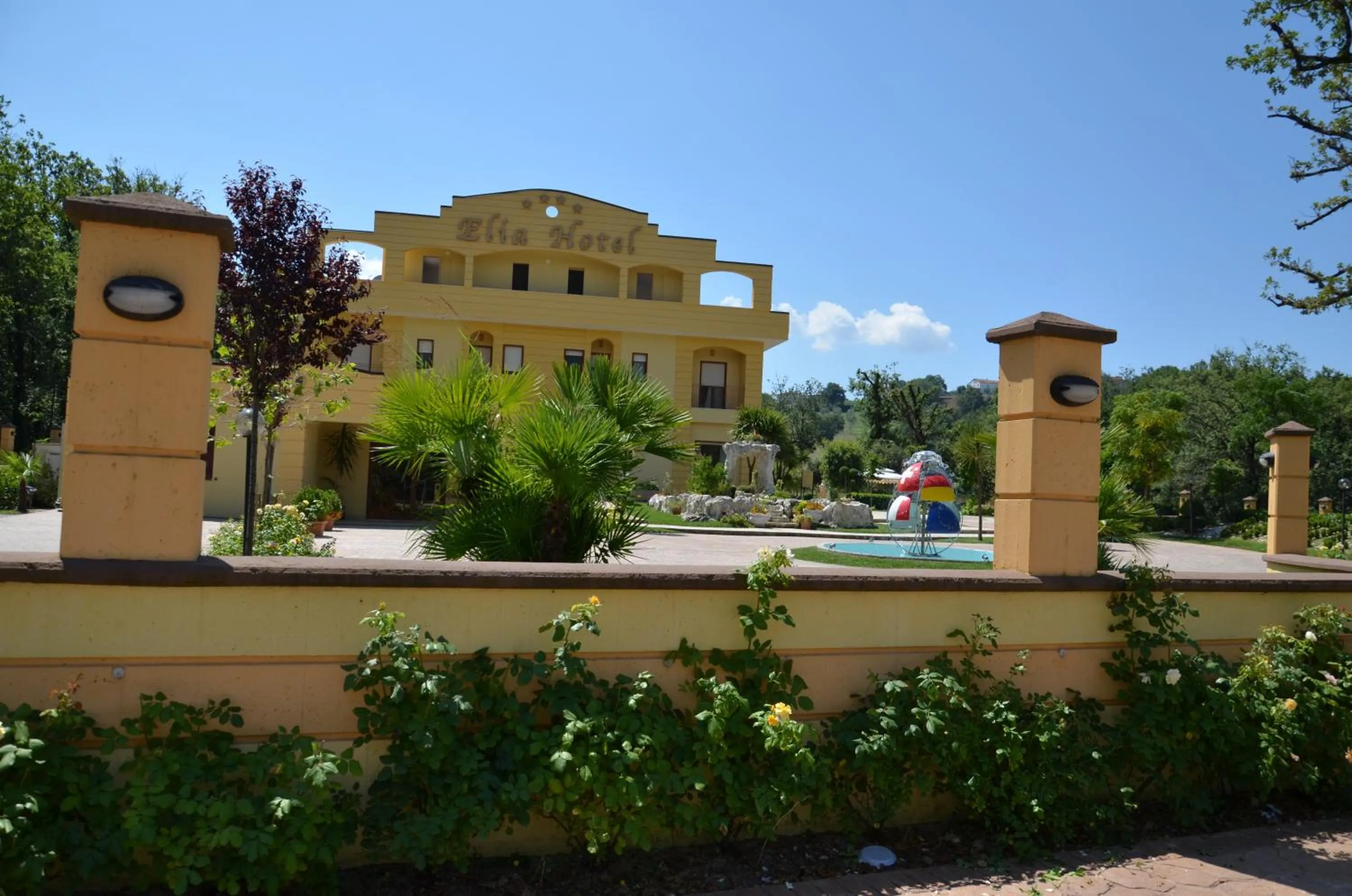 Facade/entrance in Elia Hotel