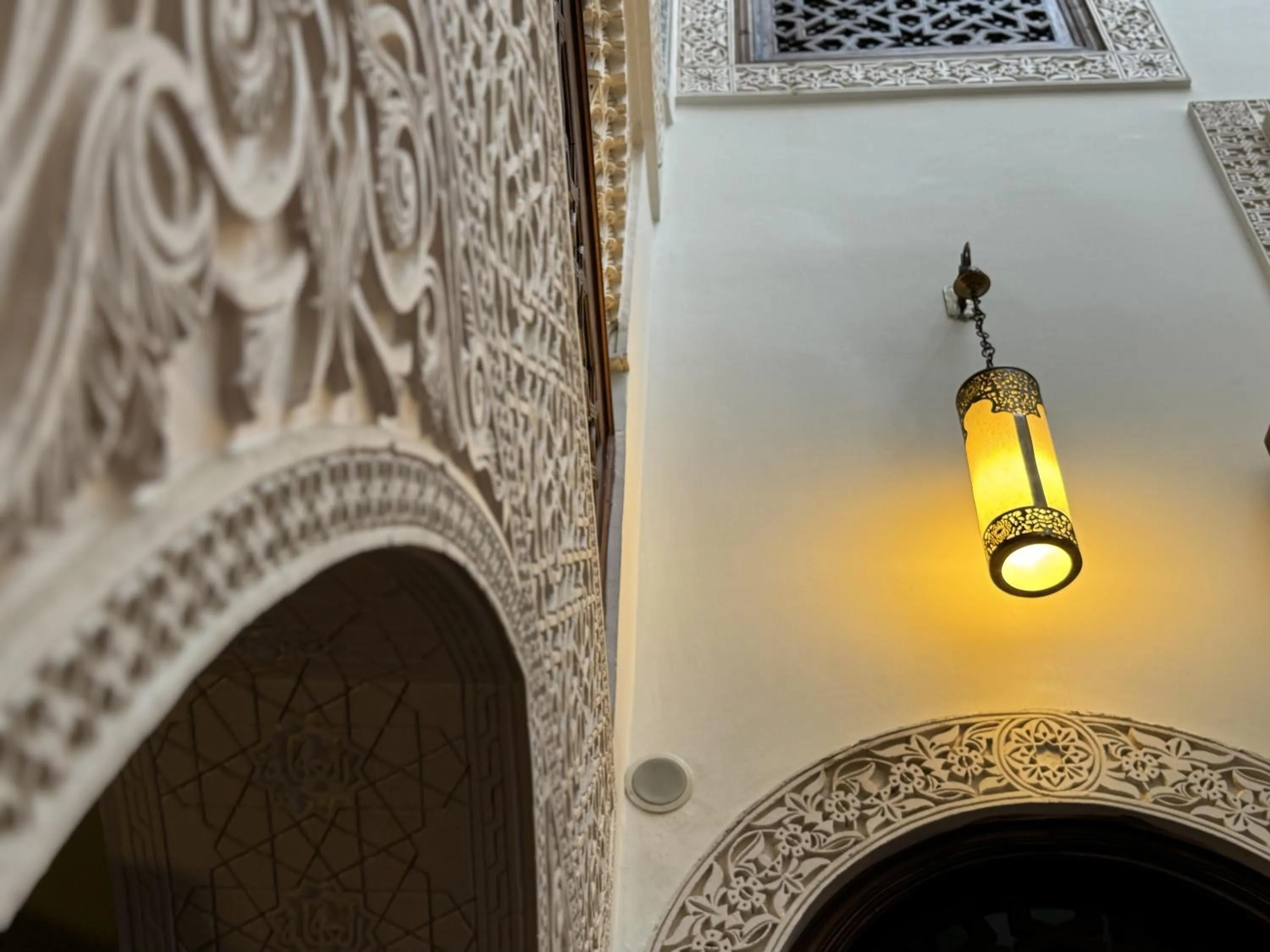 Decorative detail in Riad Mazar