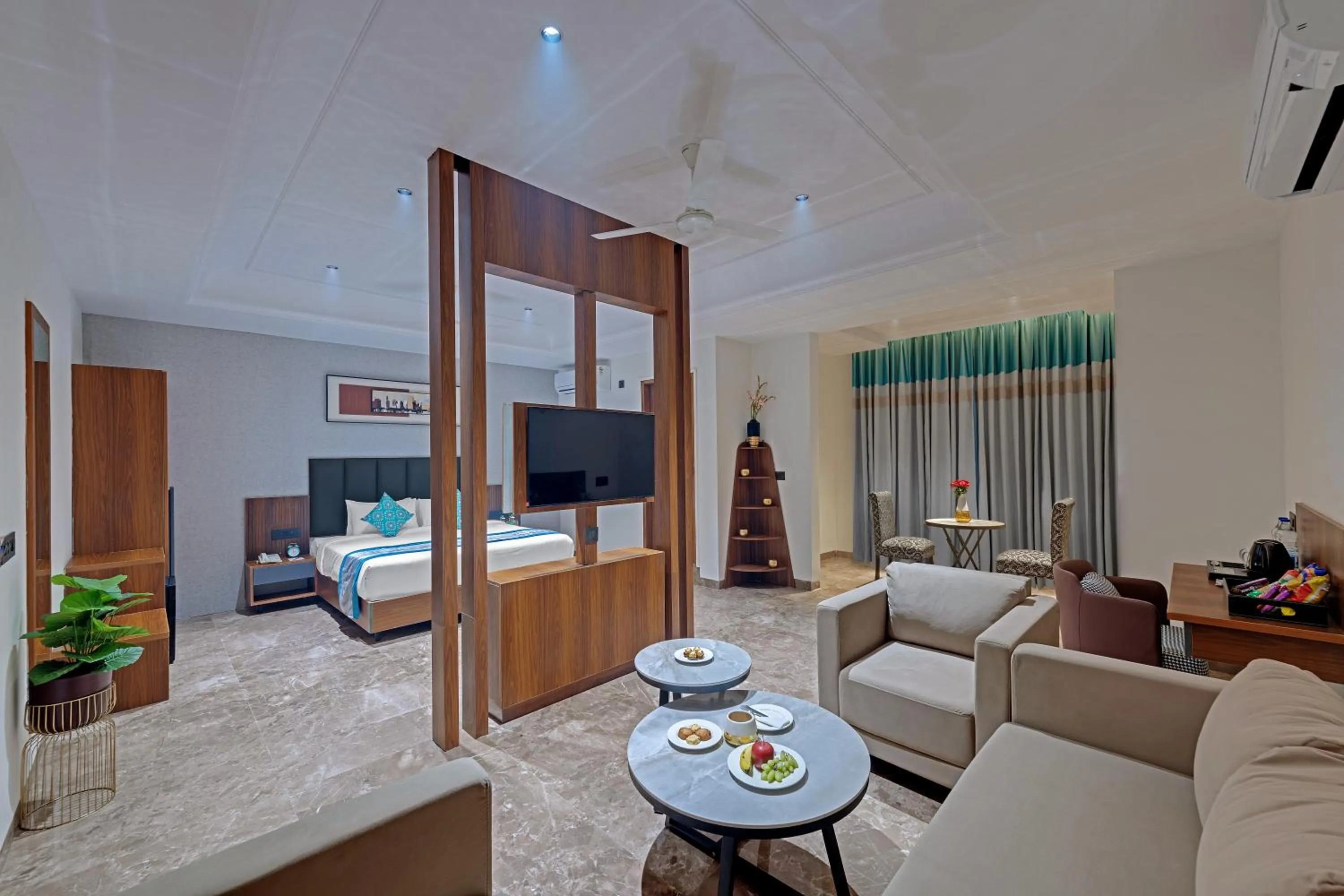 Seating area in Click Hotel Shamshabad - Hyderabad Airport