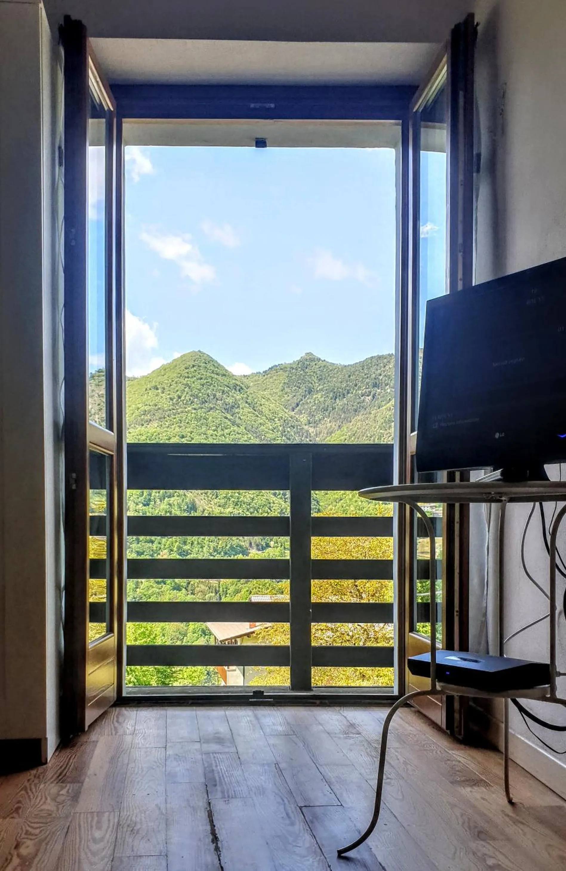 Mountain view in B&B Casa Arcangeli