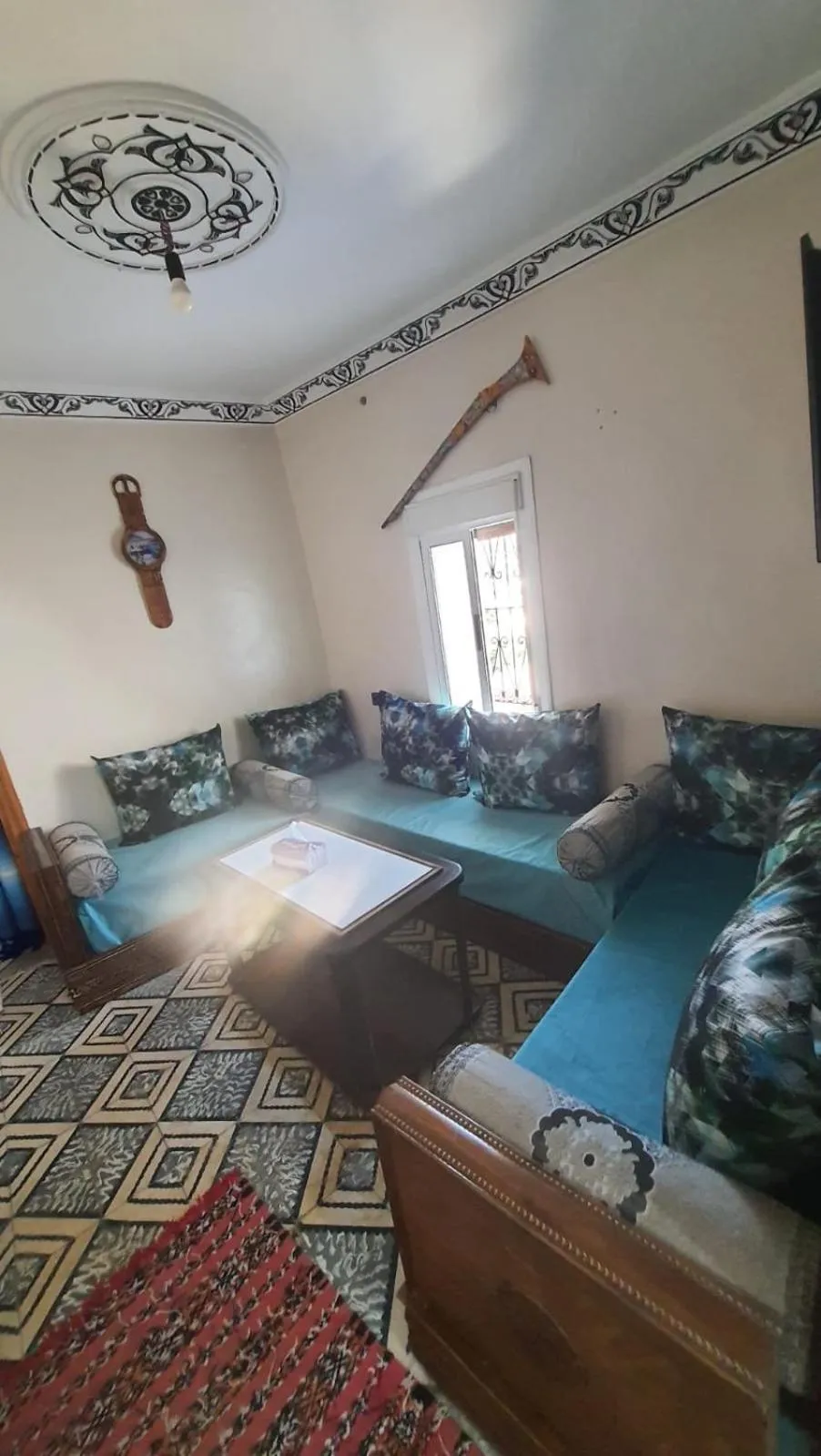 Seating area, Bed in Hostel ALINE