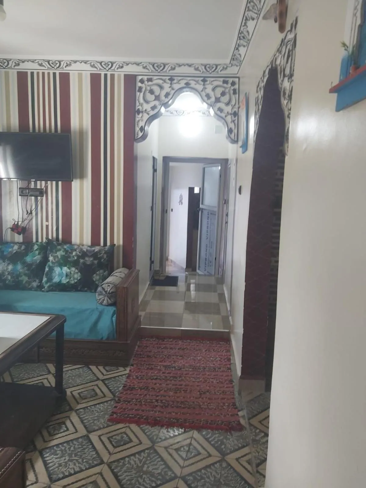 Seating area in Hostel ALINE