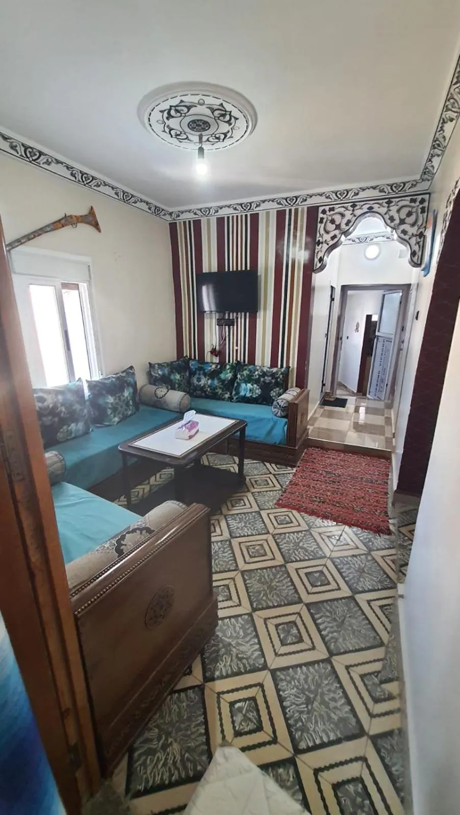 Living room, Bed in Hostel ALINE