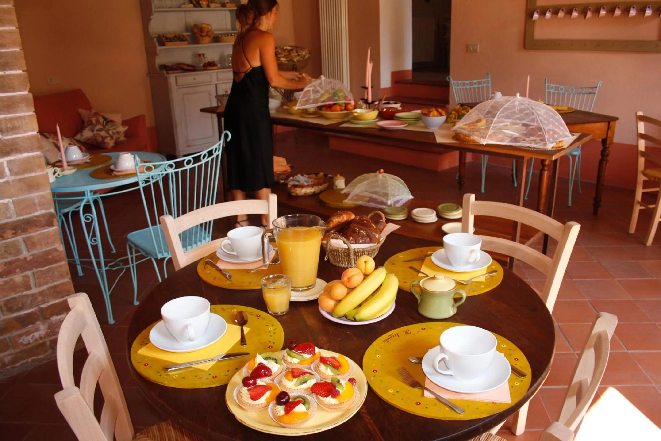 American breakfast in La Locanda del Loggiato