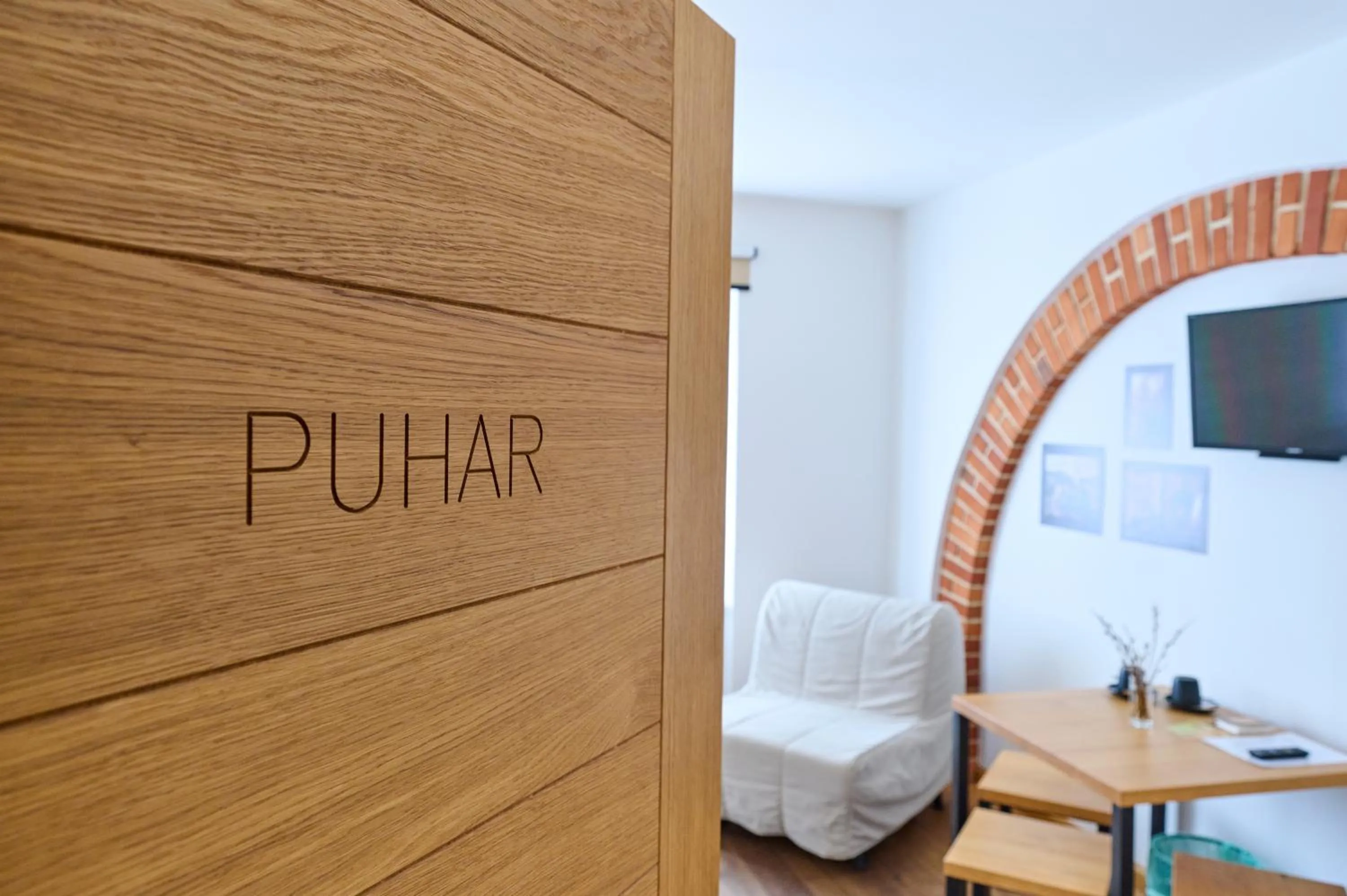 Text overlay in Old Parish House