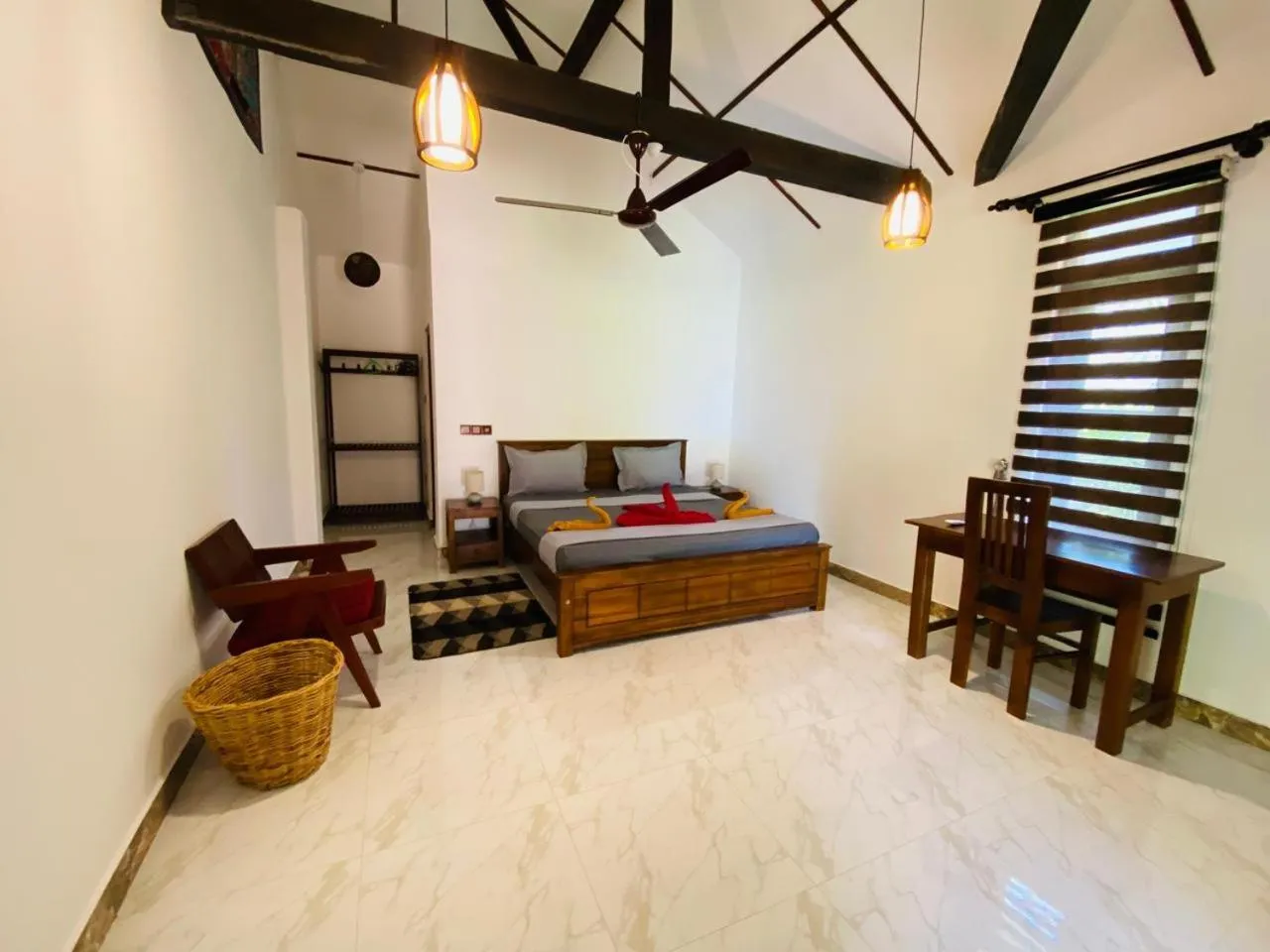 Bed in 108 Palms Beach Resort