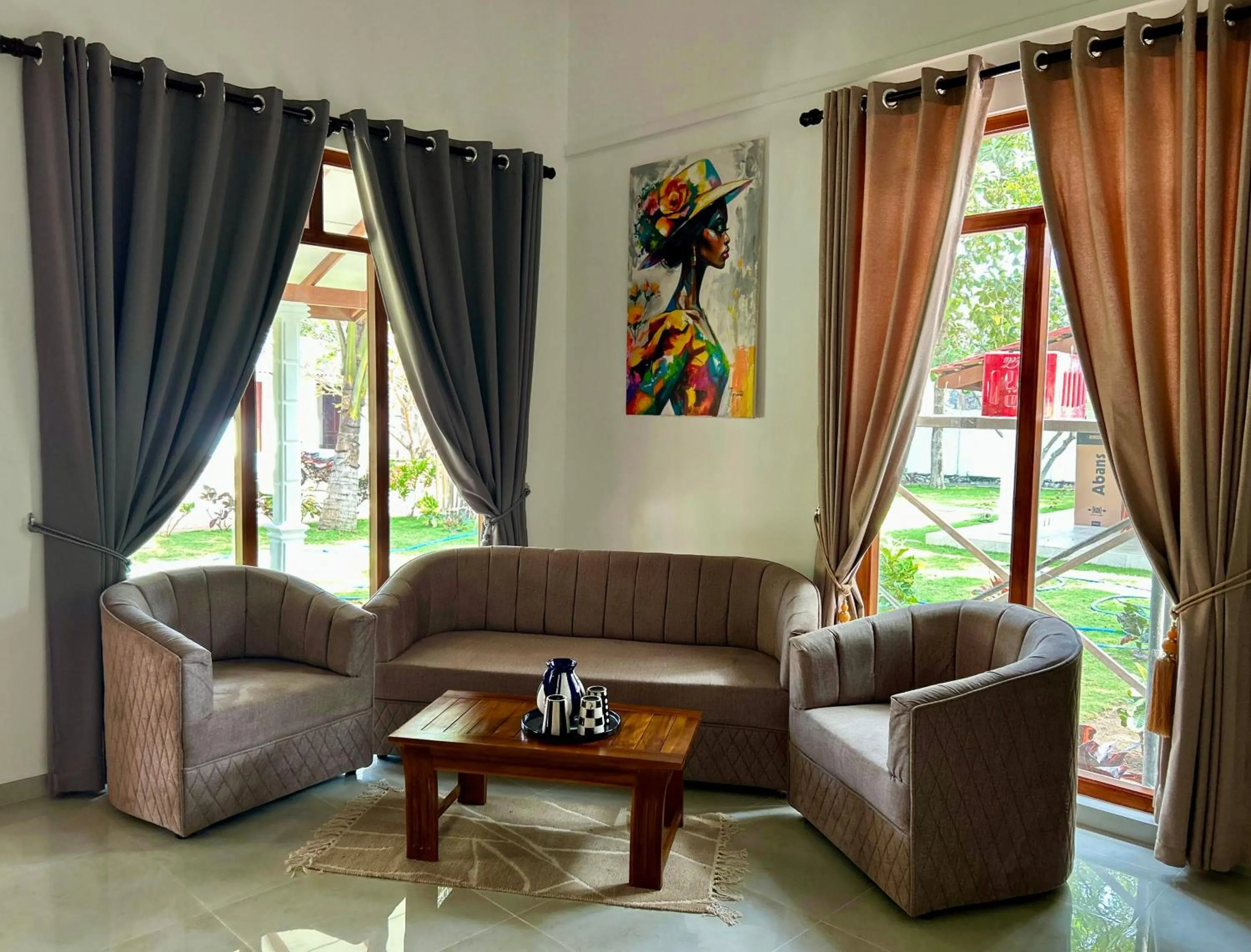 Seating area in 108 Palms Beach Resort