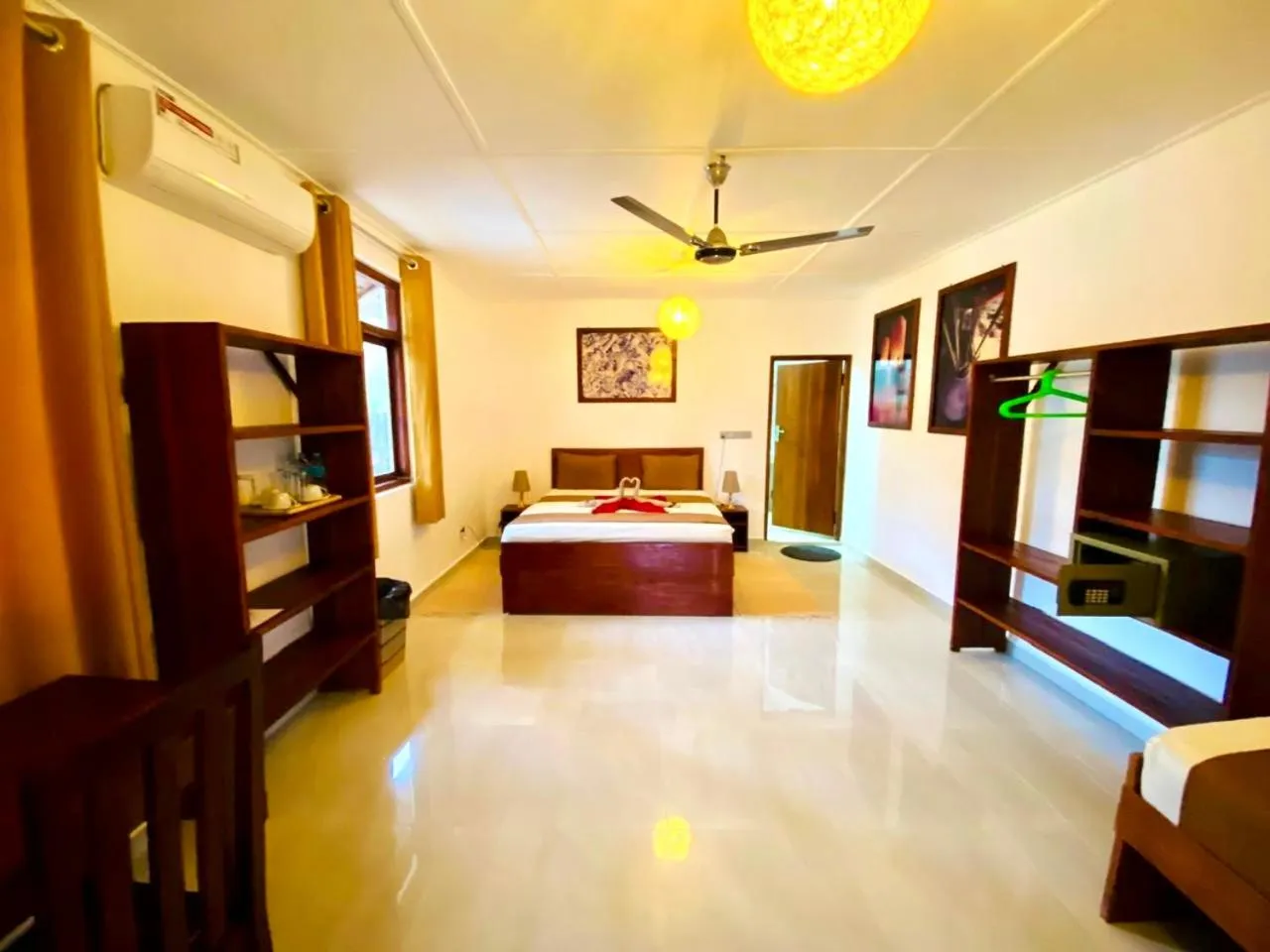 Bed in 108 Palms Beach Resort