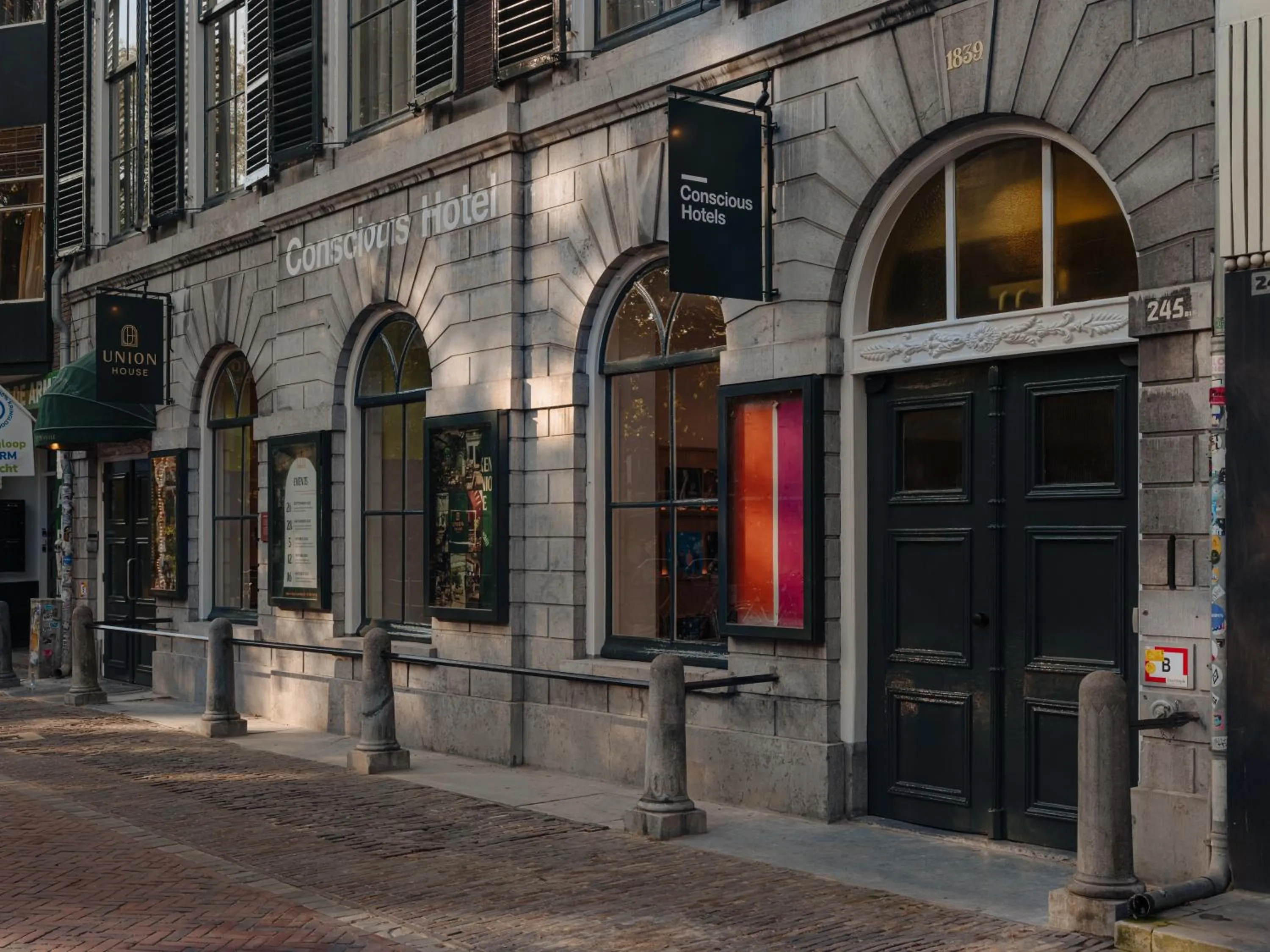 Property building in Conscious Hotel Oudegracht