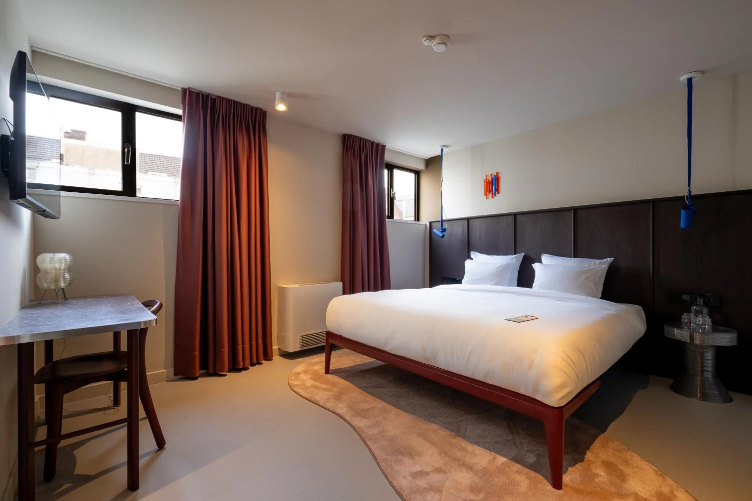 Bed in Conscious Hotel Oudegracht