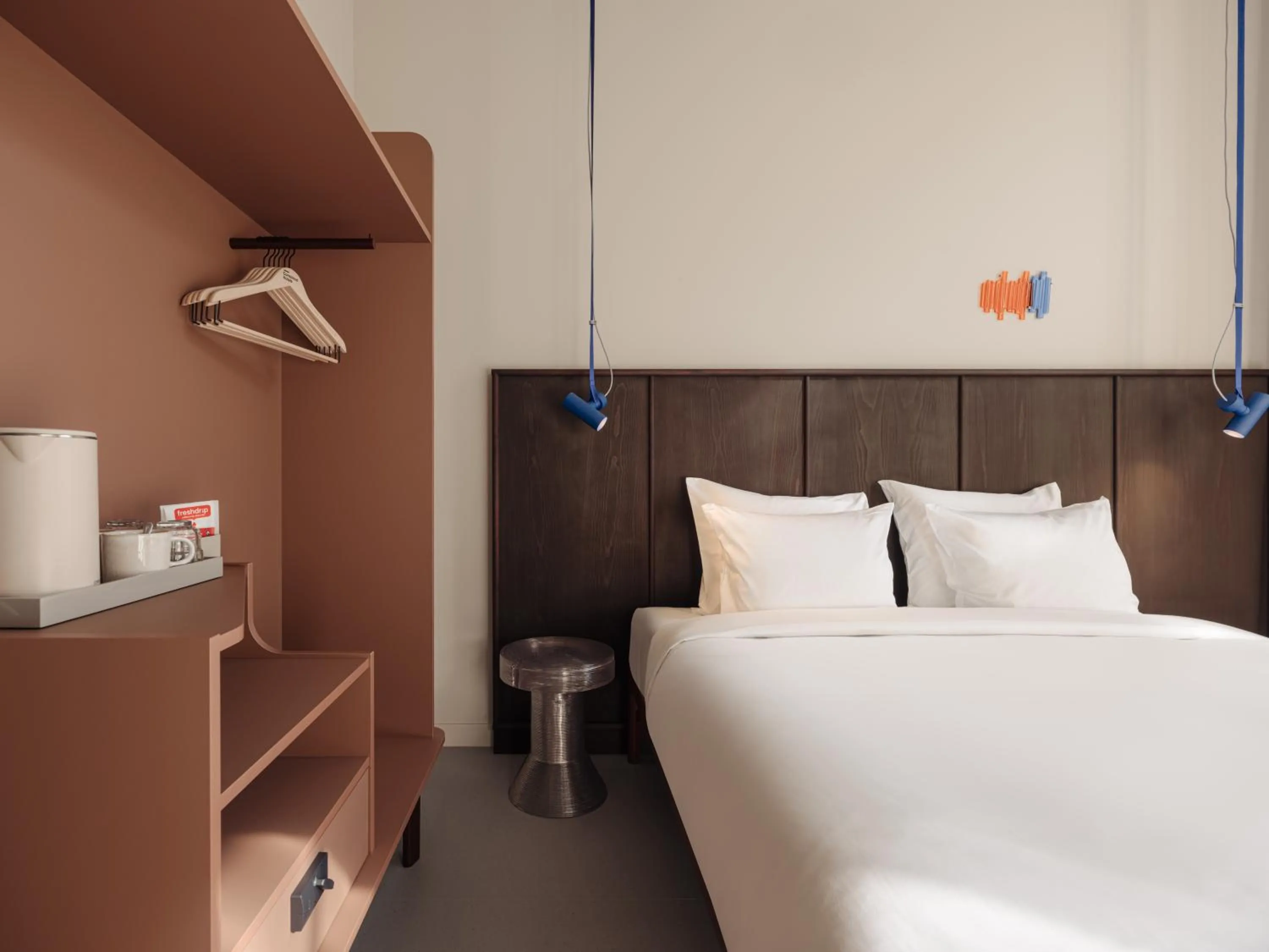Bed in Conscious Hotel Oudegracht