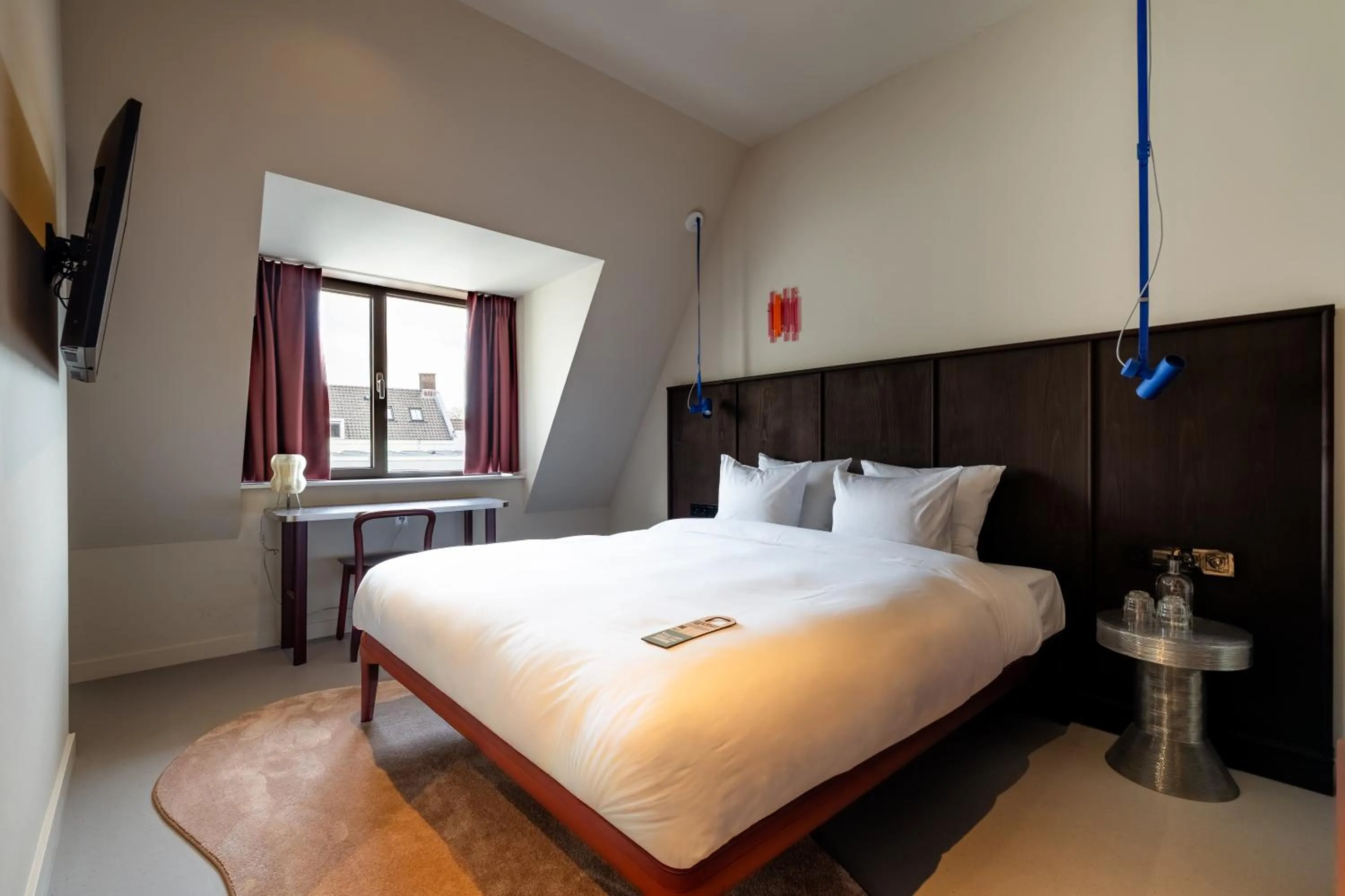 Bed in Conscious Hotel Oudegracht