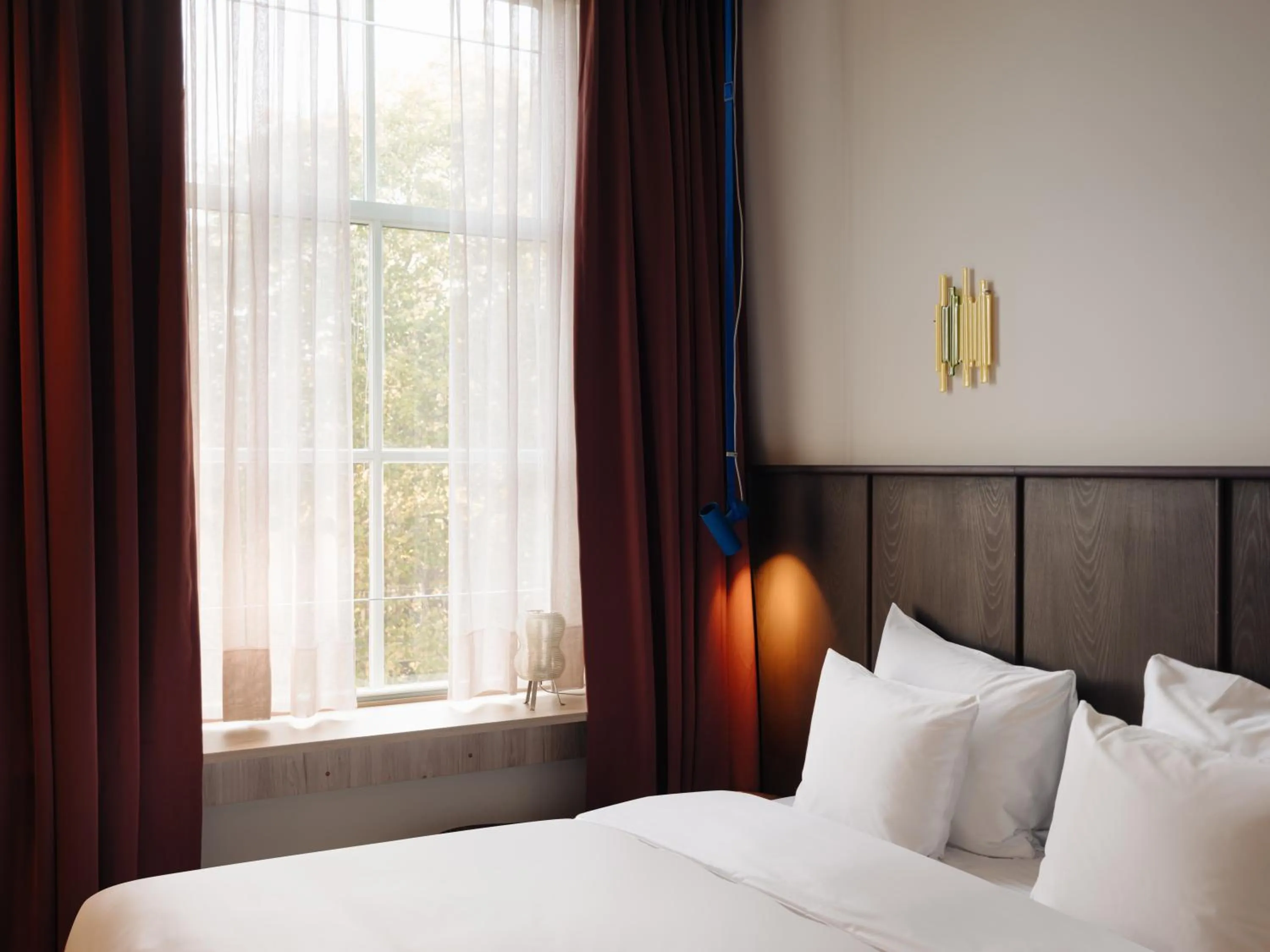 Bed in Conscious Hotel Oudegracht