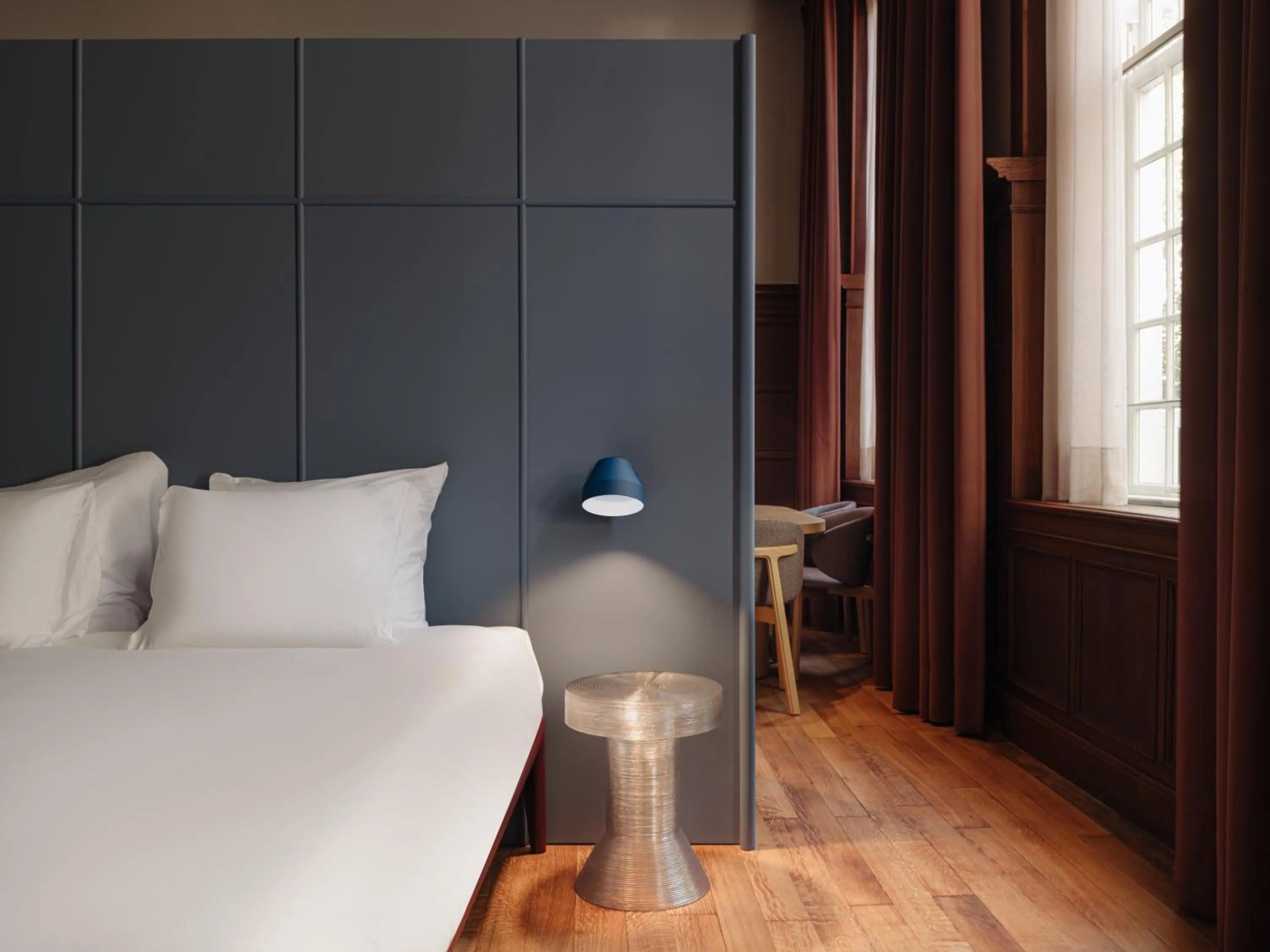 Bed in Conscious Hotel Oudegracht