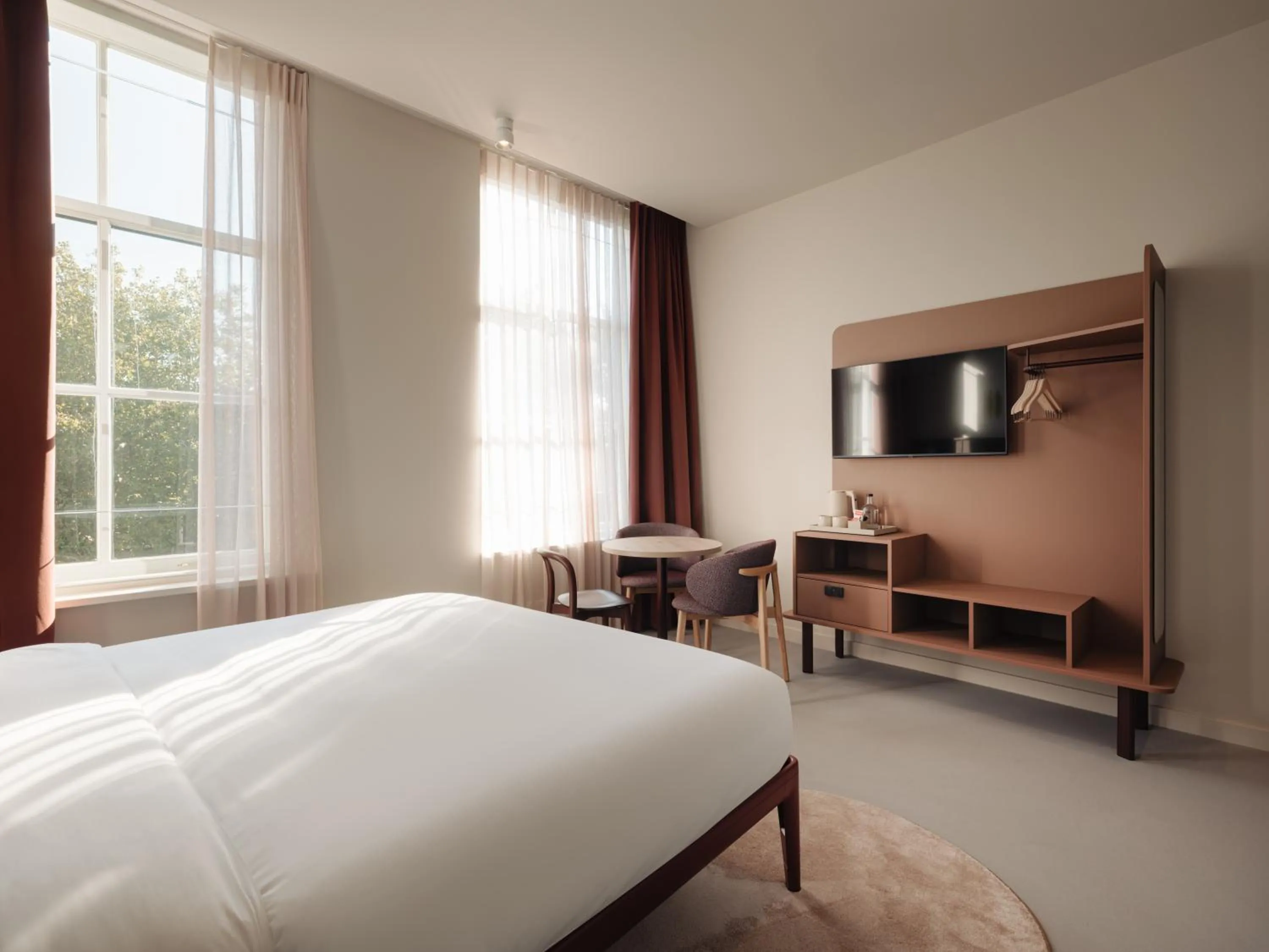 Bed in Conscious Hotel Oudegracht