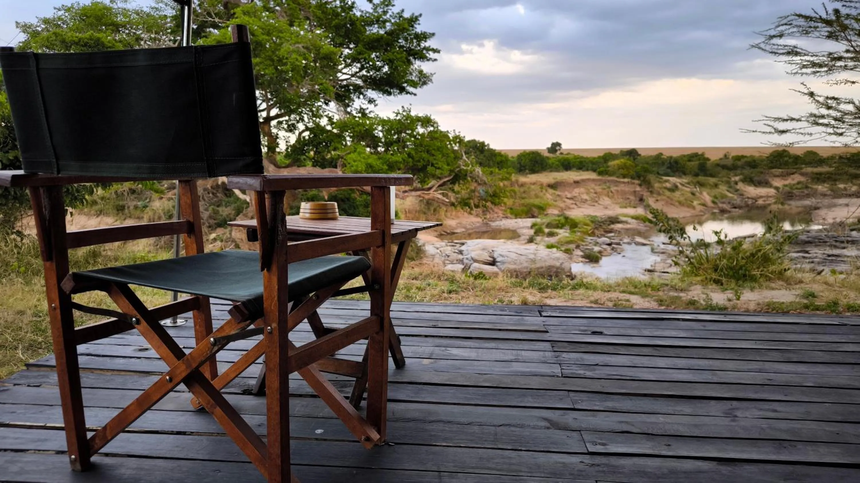 Balcony/Terrace in Julia's River Camp