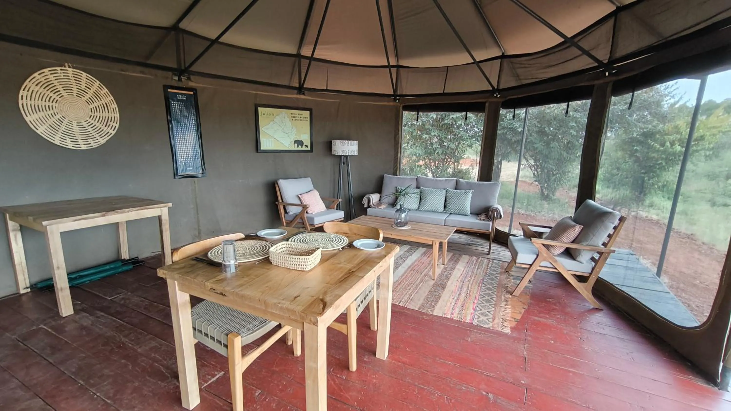 Library in Julia's River Camp