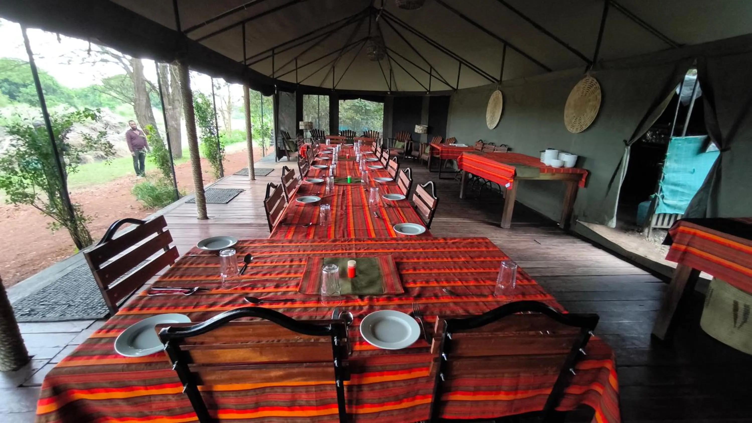 Living room in Julia's River Camp