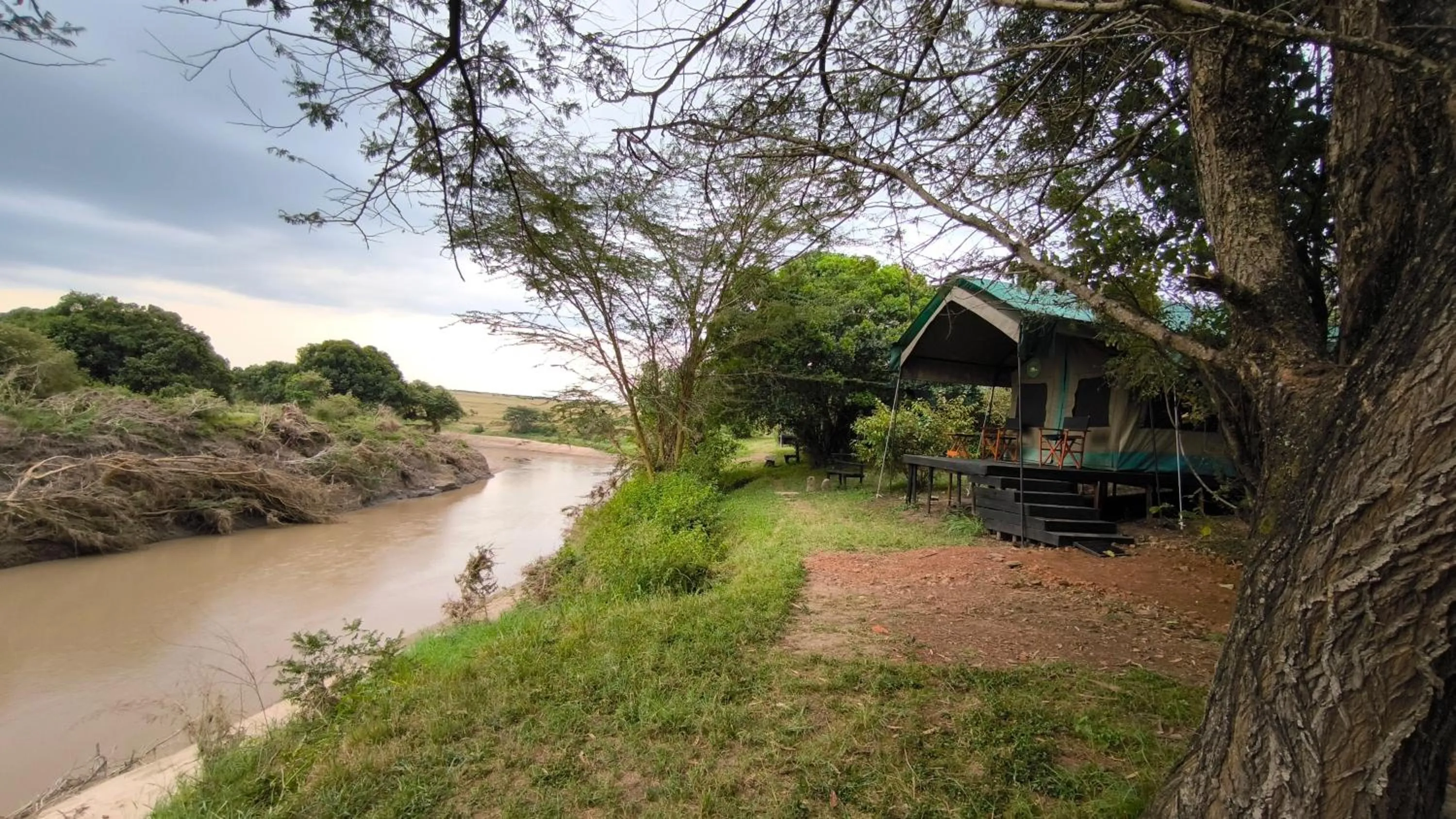 Balcony/Terrace in Julia's River Camp