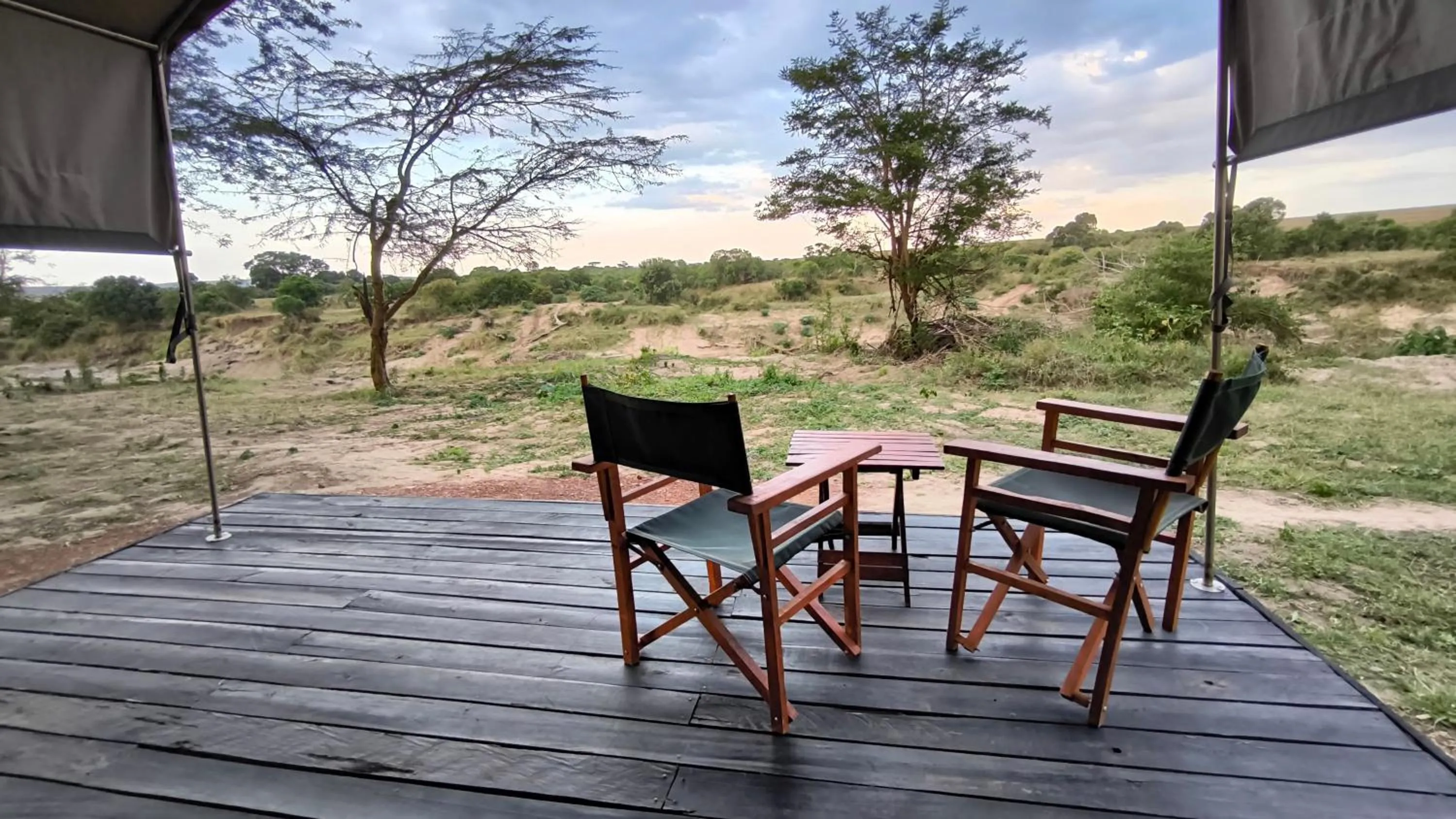 Balcony/Terrace in Julia's River Camp