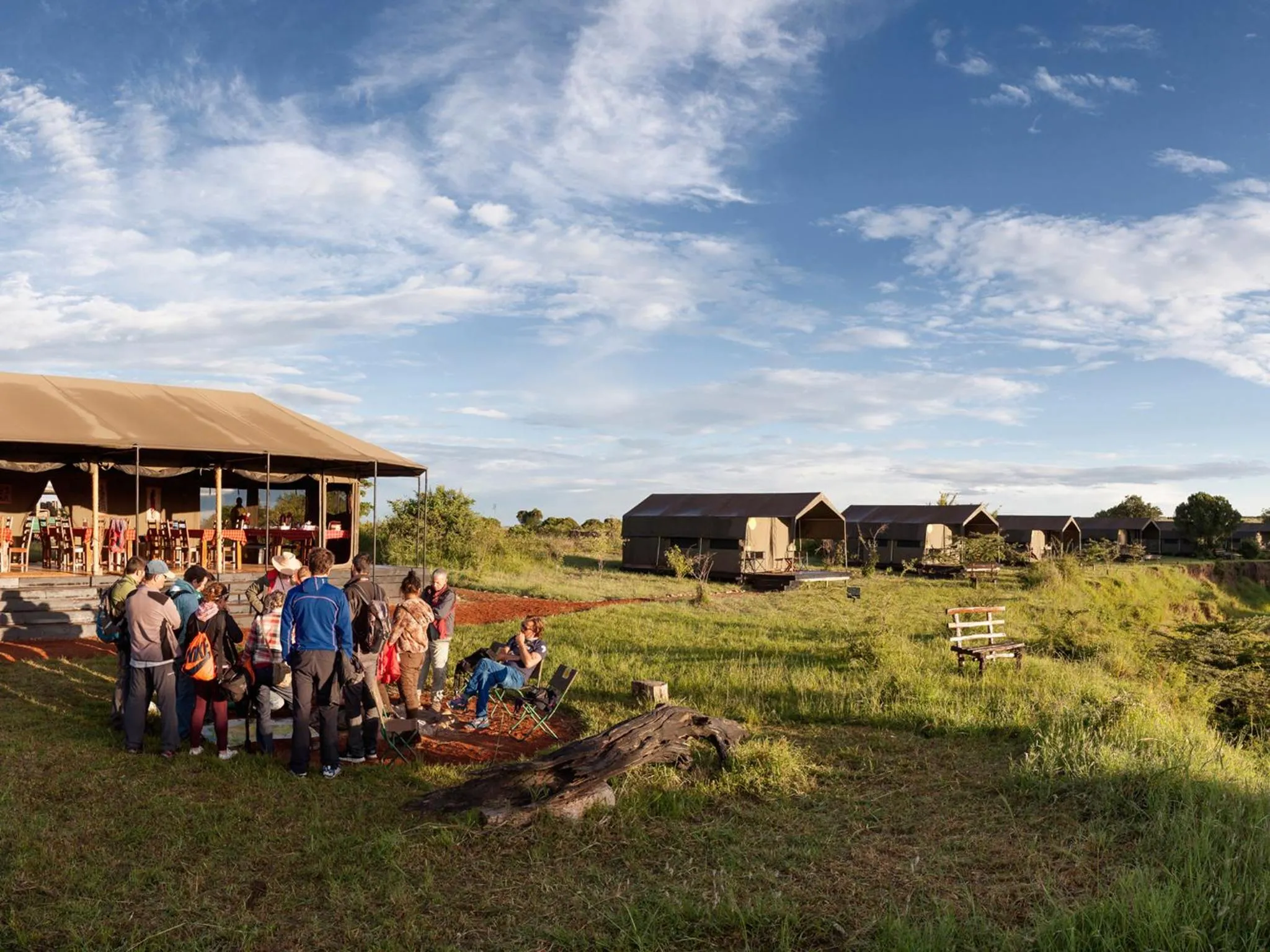 Patio in Julia's River Camp