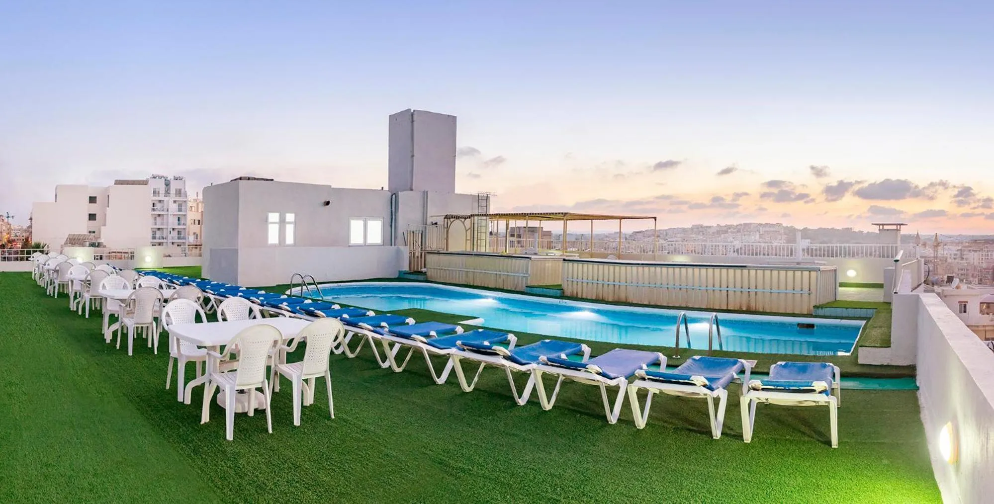 Pool view in Cerviola Hotel