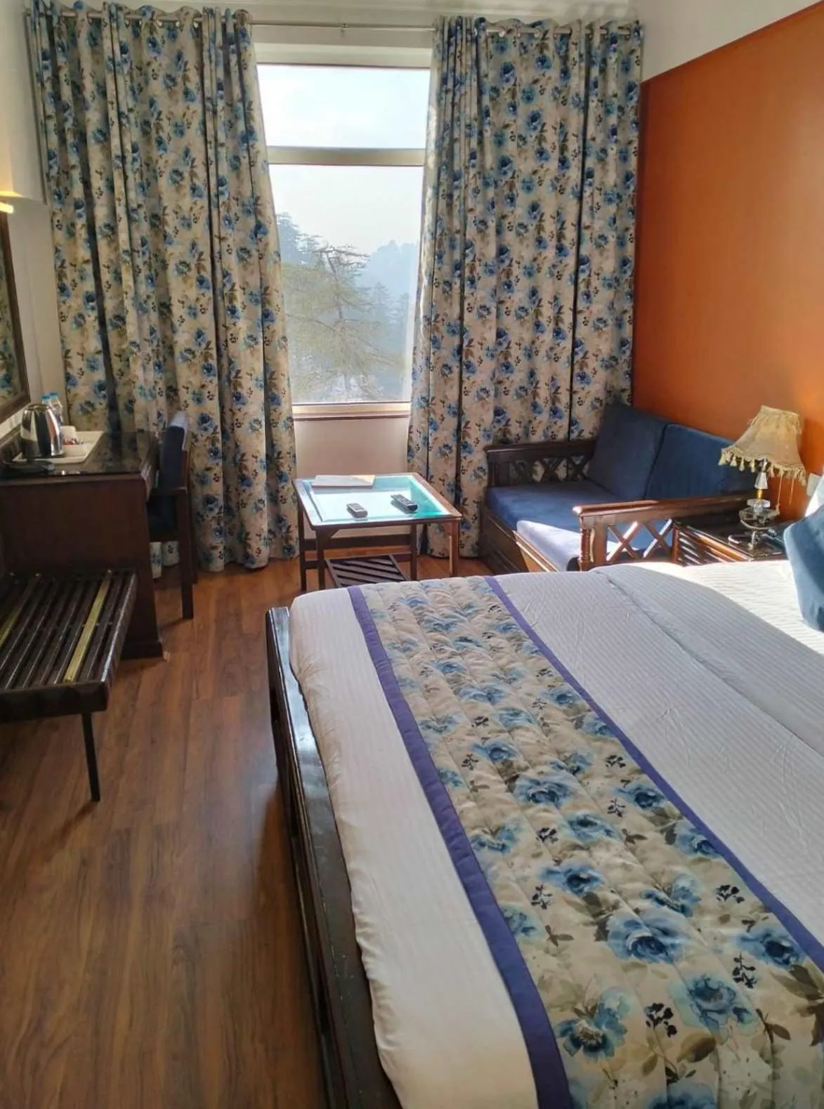 Bed in hotel Baljees Regency