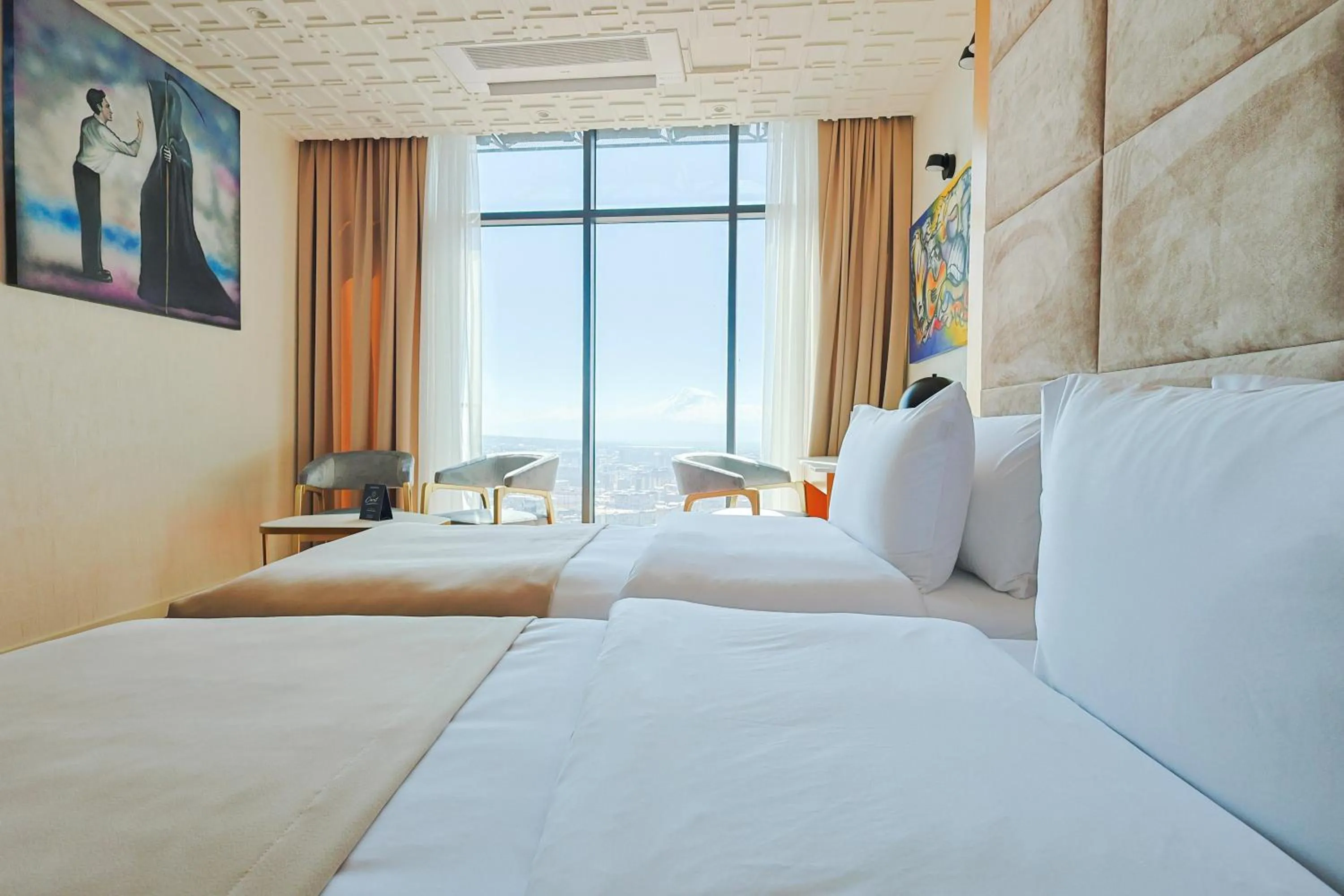 Bedroom, Bed in Carat Hotel Yerevan