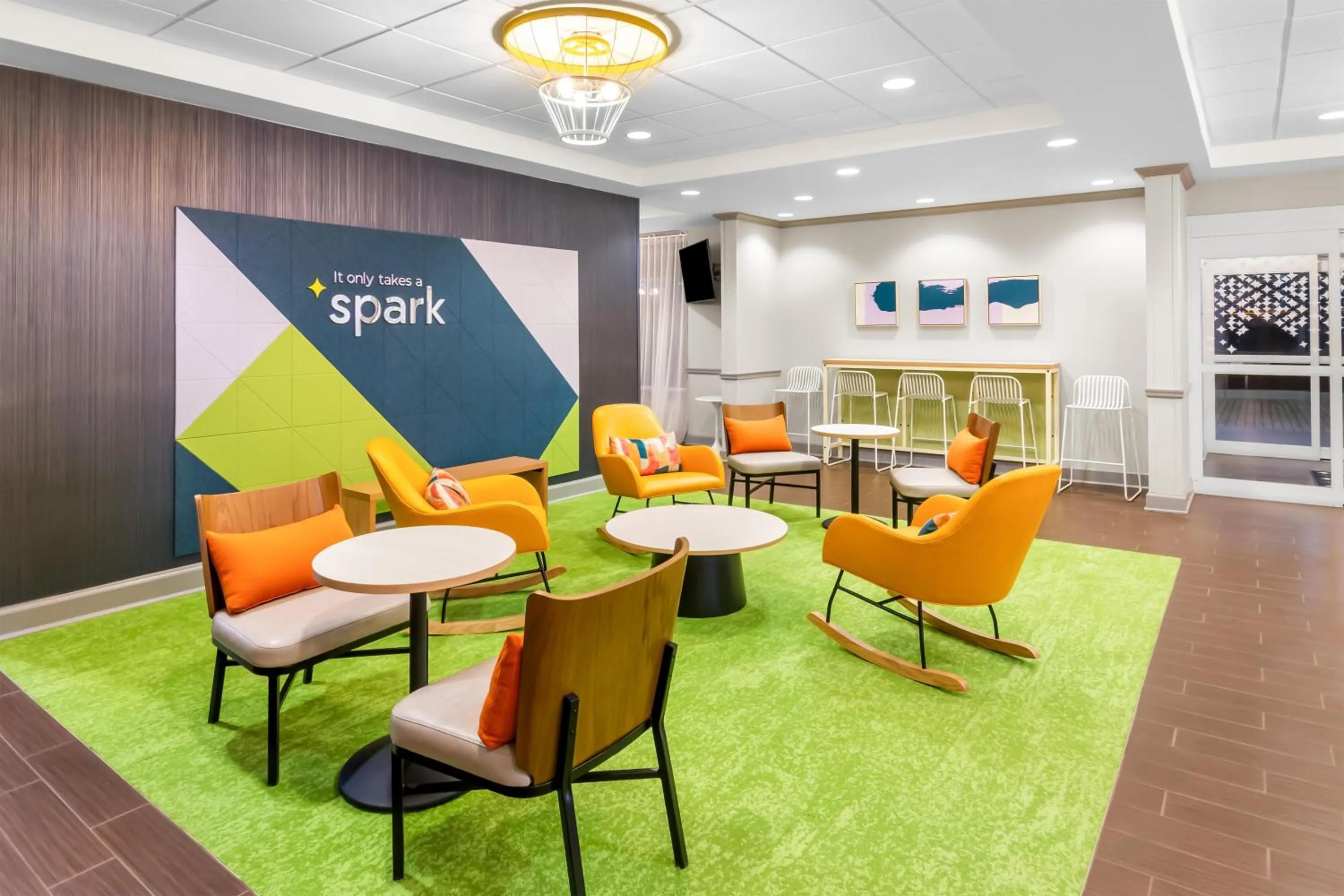 Lobby or reception in Spark by Hilton Dothan