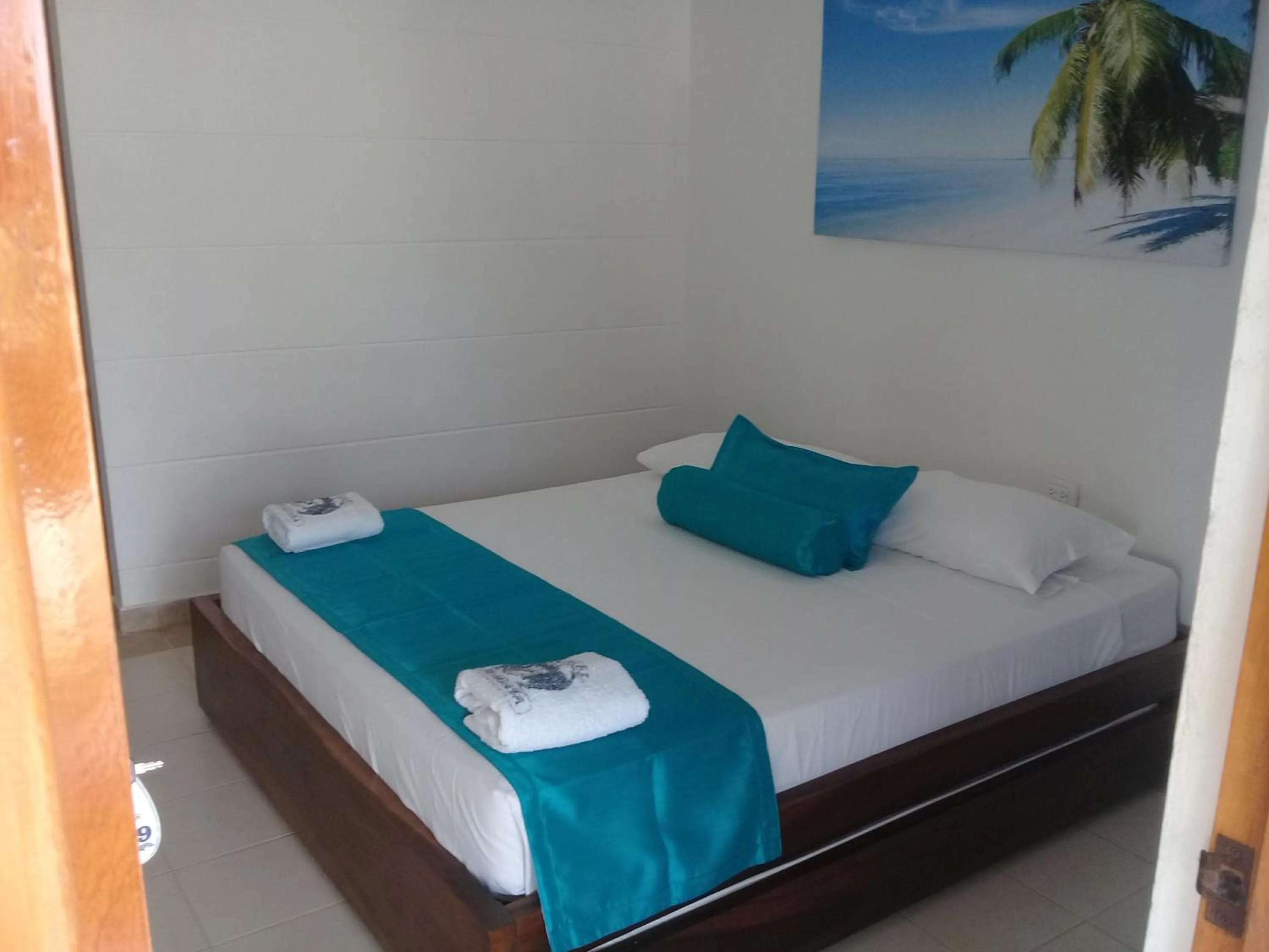 Bed in Hotel La Fragata