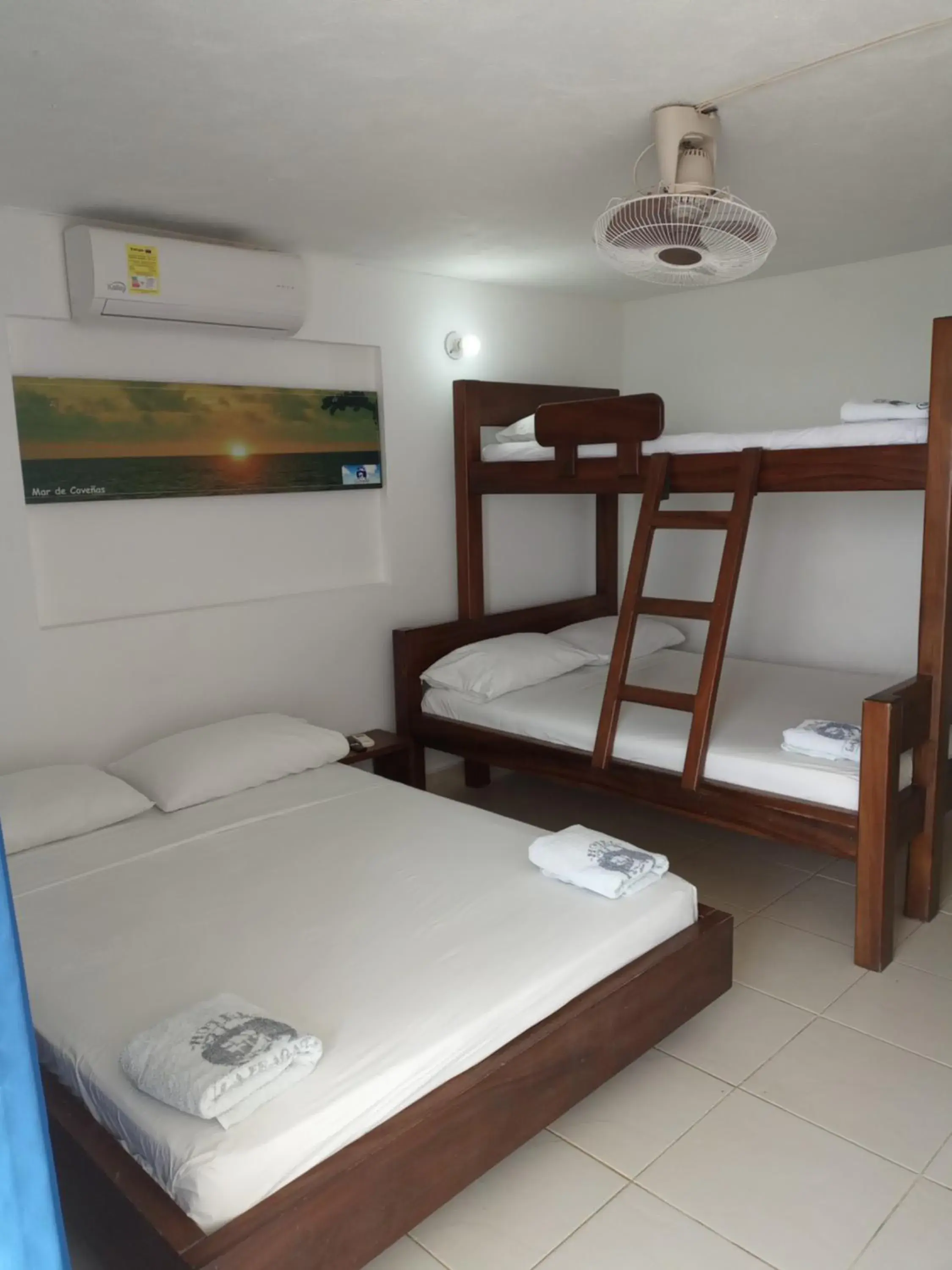 Family Room (5 Adults) with Sea View in Hotel La Fragata Family Room (5 Adults) with Sea View in Hotel La Fragata