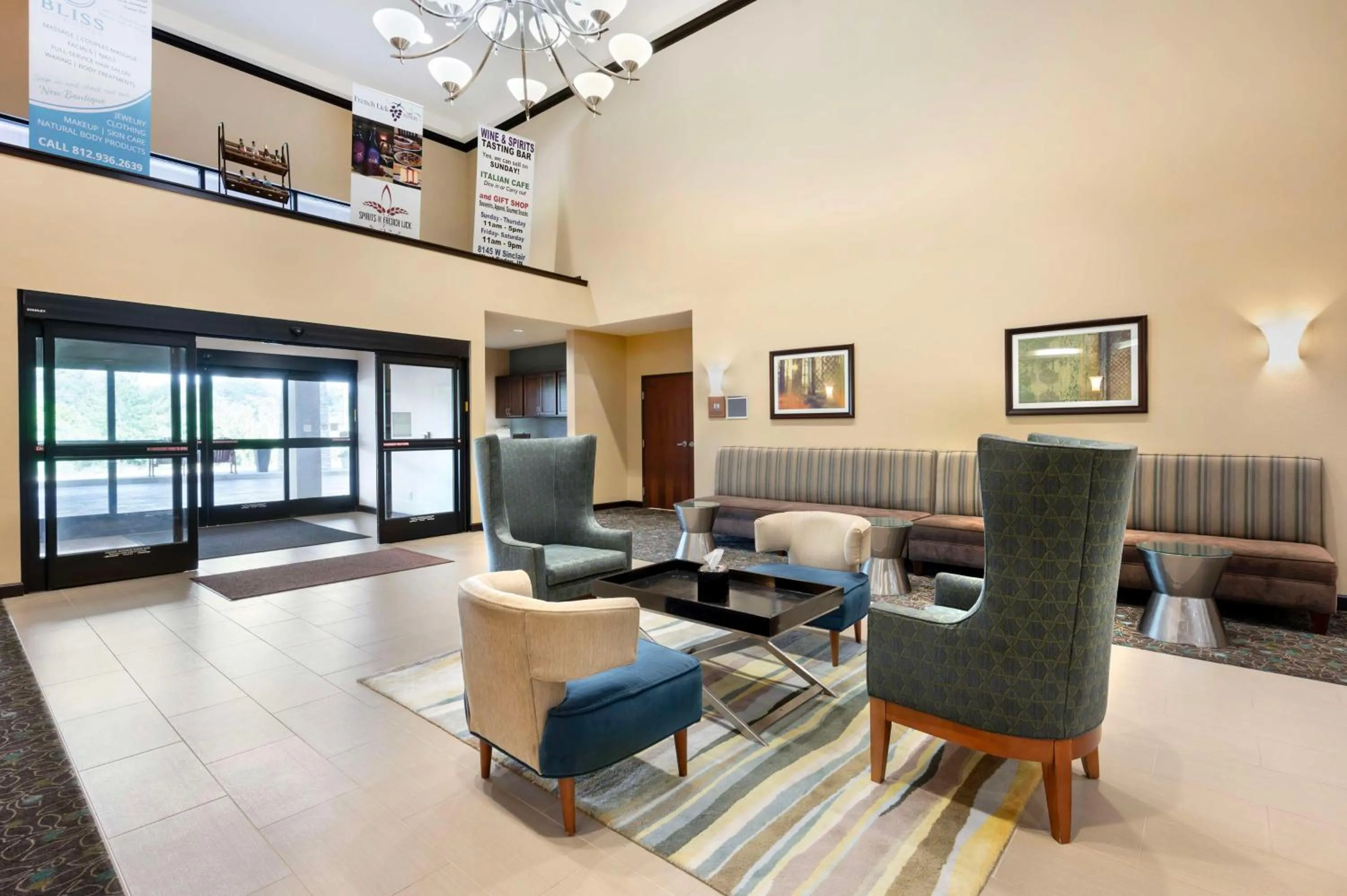 Lobby or reception in Best Western Plus French Lick