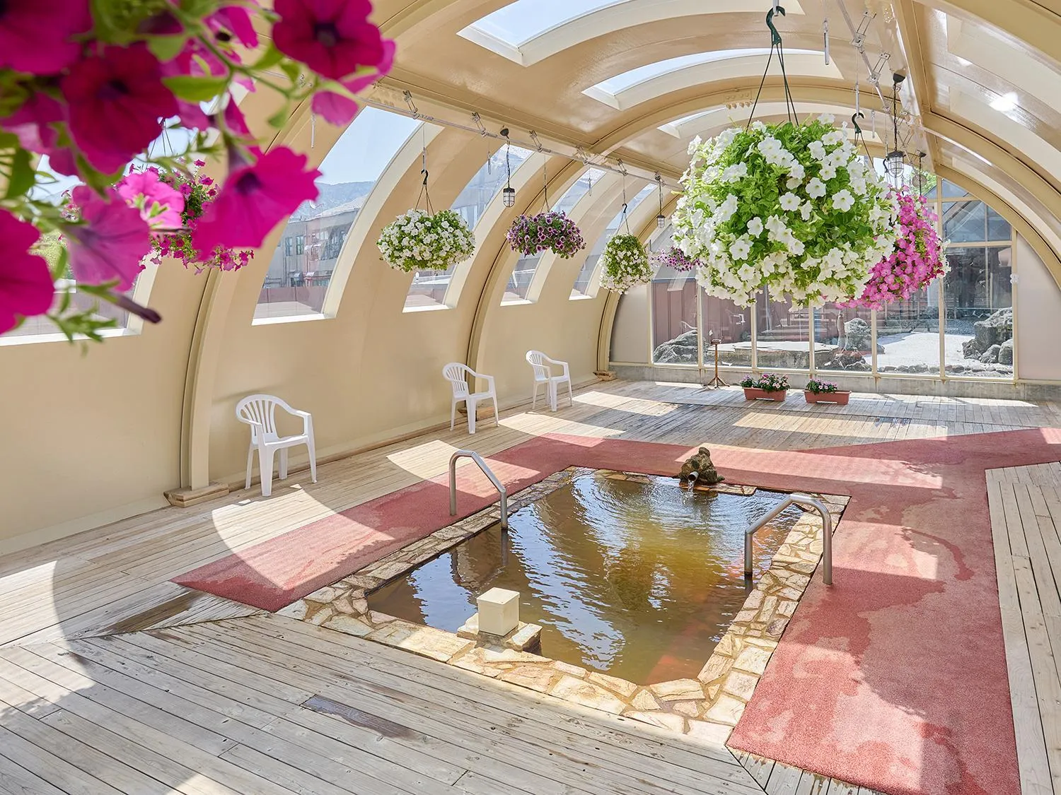 Hot Spring Bath in Aso Farm Land