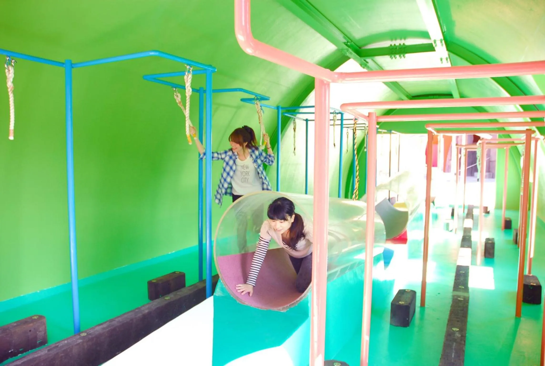 Area and facilities in Aso Farm Land