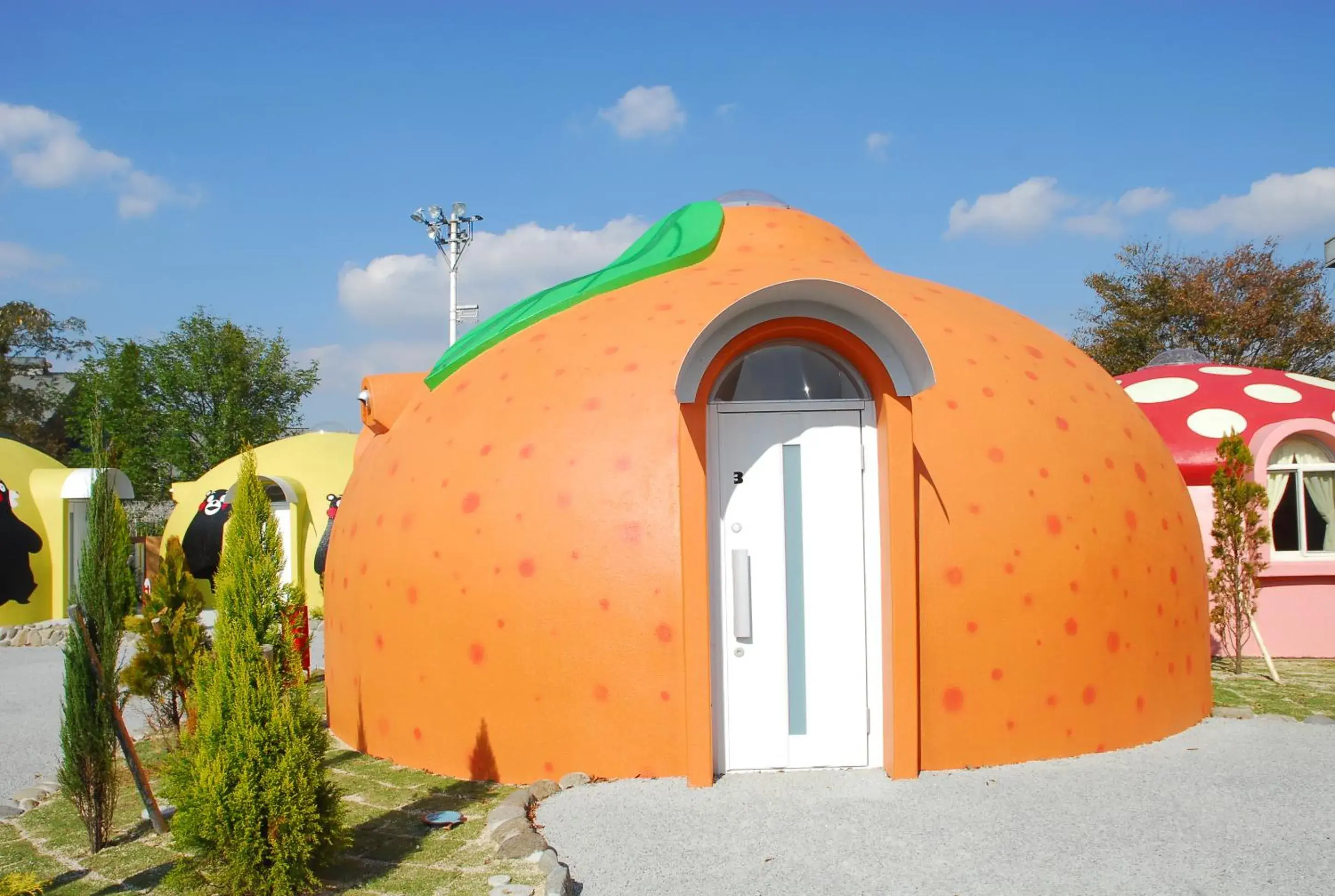 Japanese Style Family Room with Orange Theme - Dream Zone in Aso Farm Land Japanese Style Family Room with Orange Theme - Dream Zone in Aso Farm Land