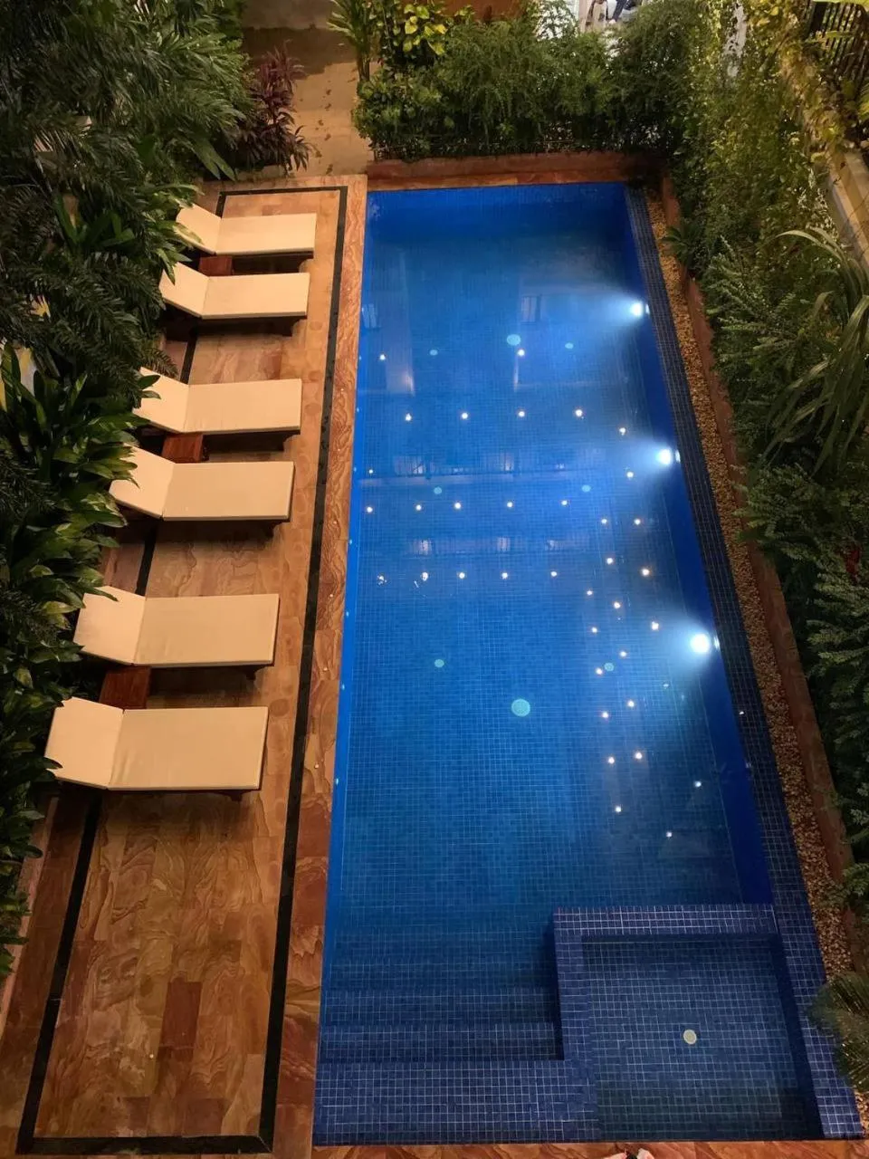 Pool view in Sunflower Angkor Boutique Hotel