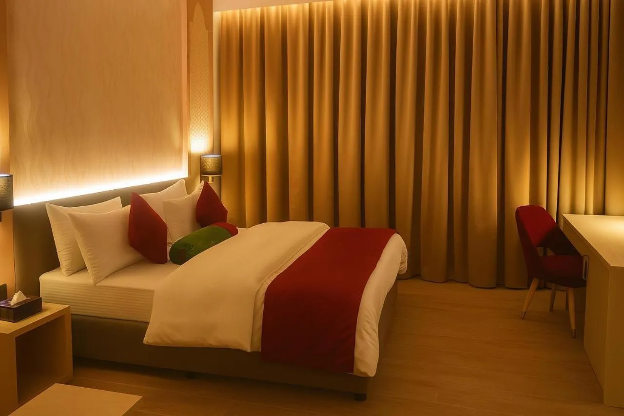 Bedroom, Bed in Falaj Daris Hotel