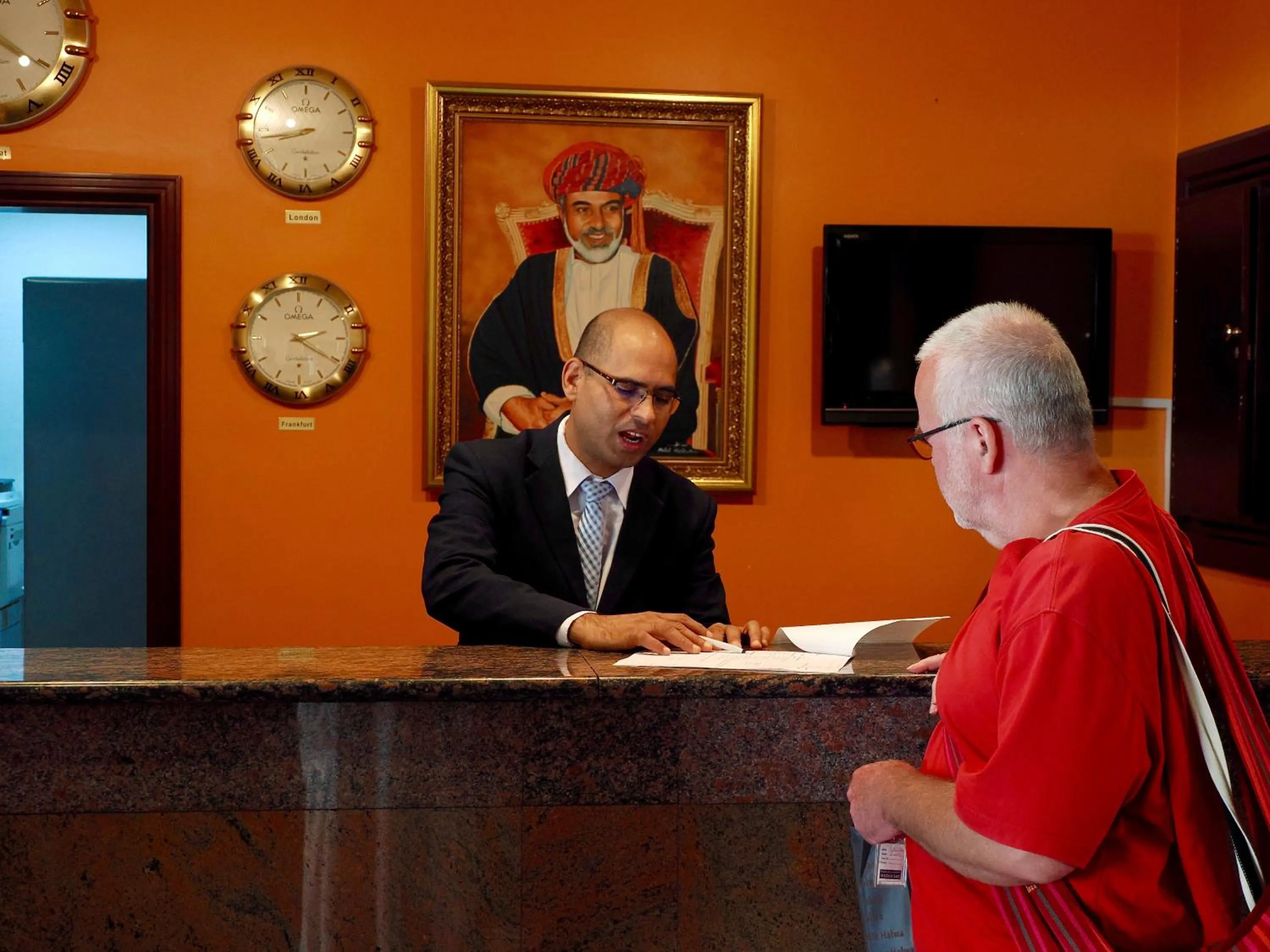 People in Falaj Daris Hotel