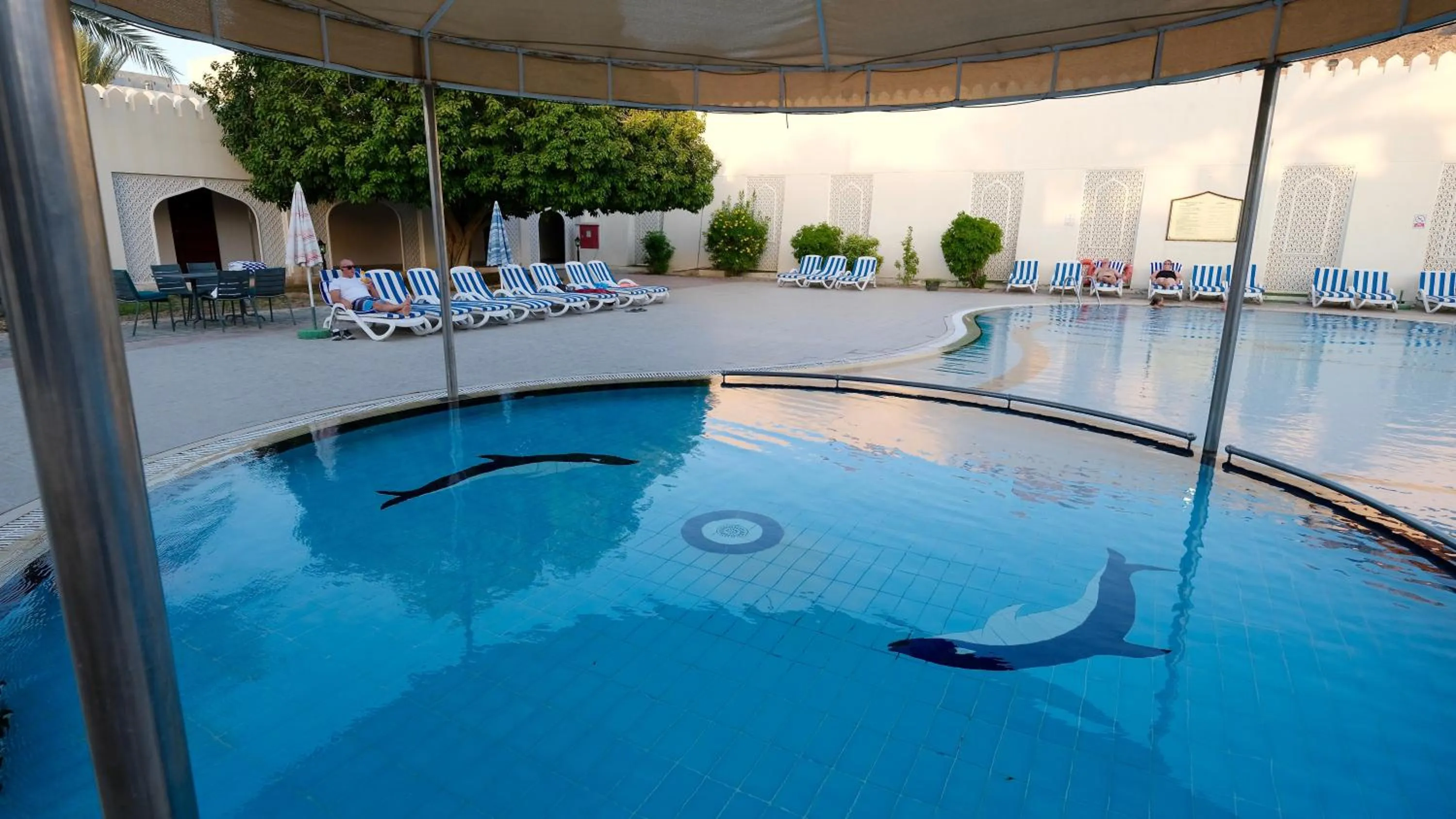 Pool view in Falaj Daris Hotel
