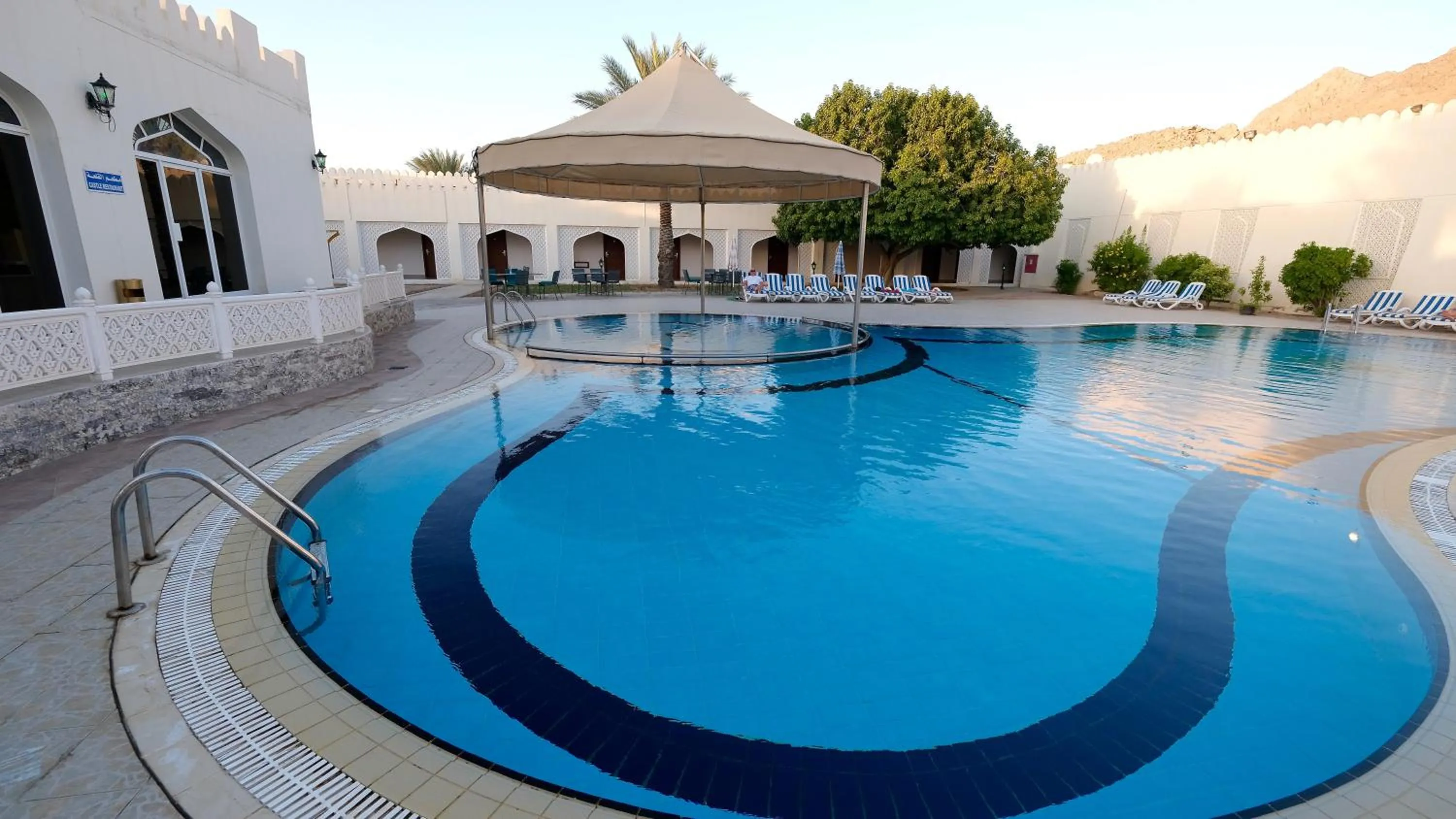 Pool view in Falaj Daris Hotel