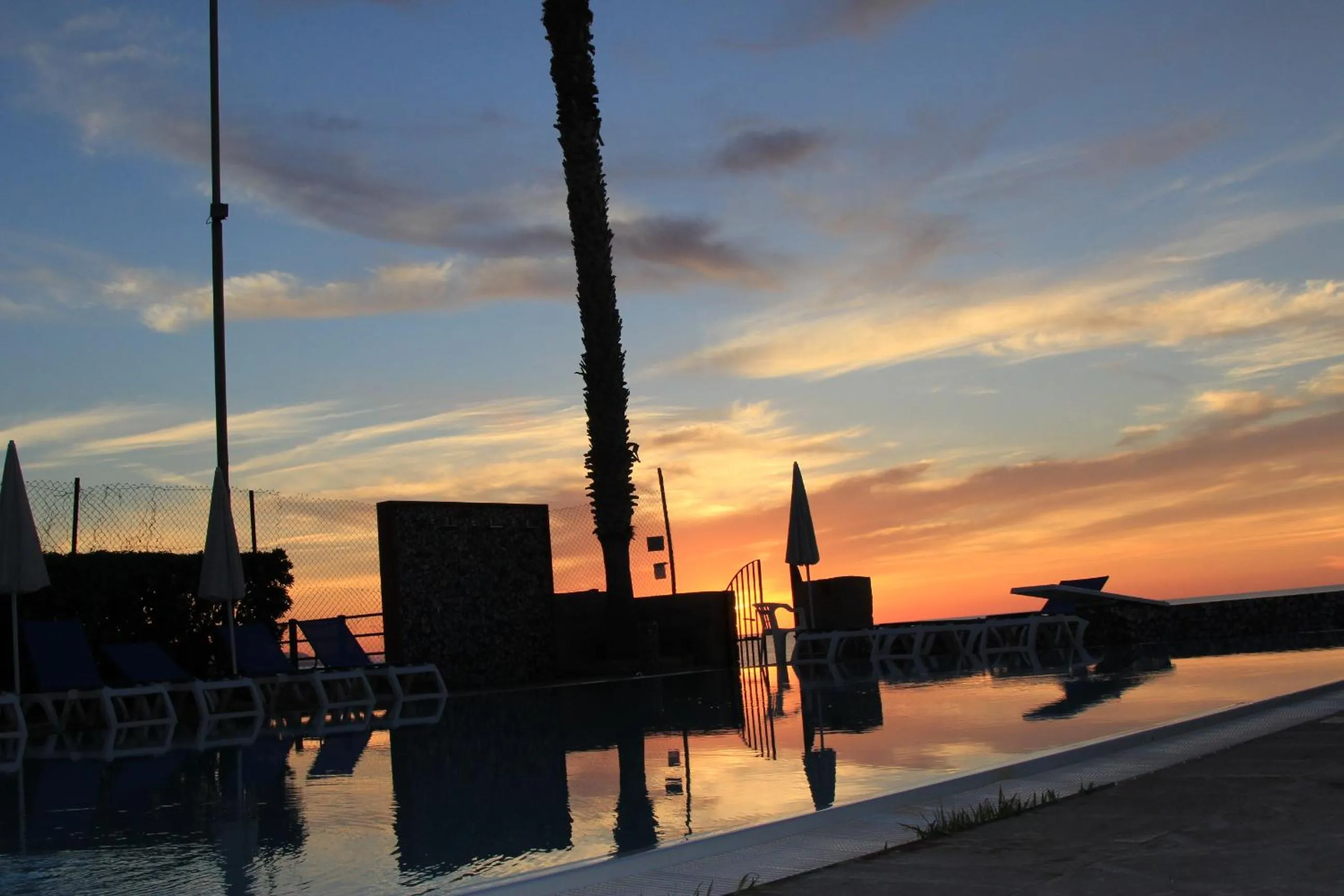 Pool view in Hotel Za Maria