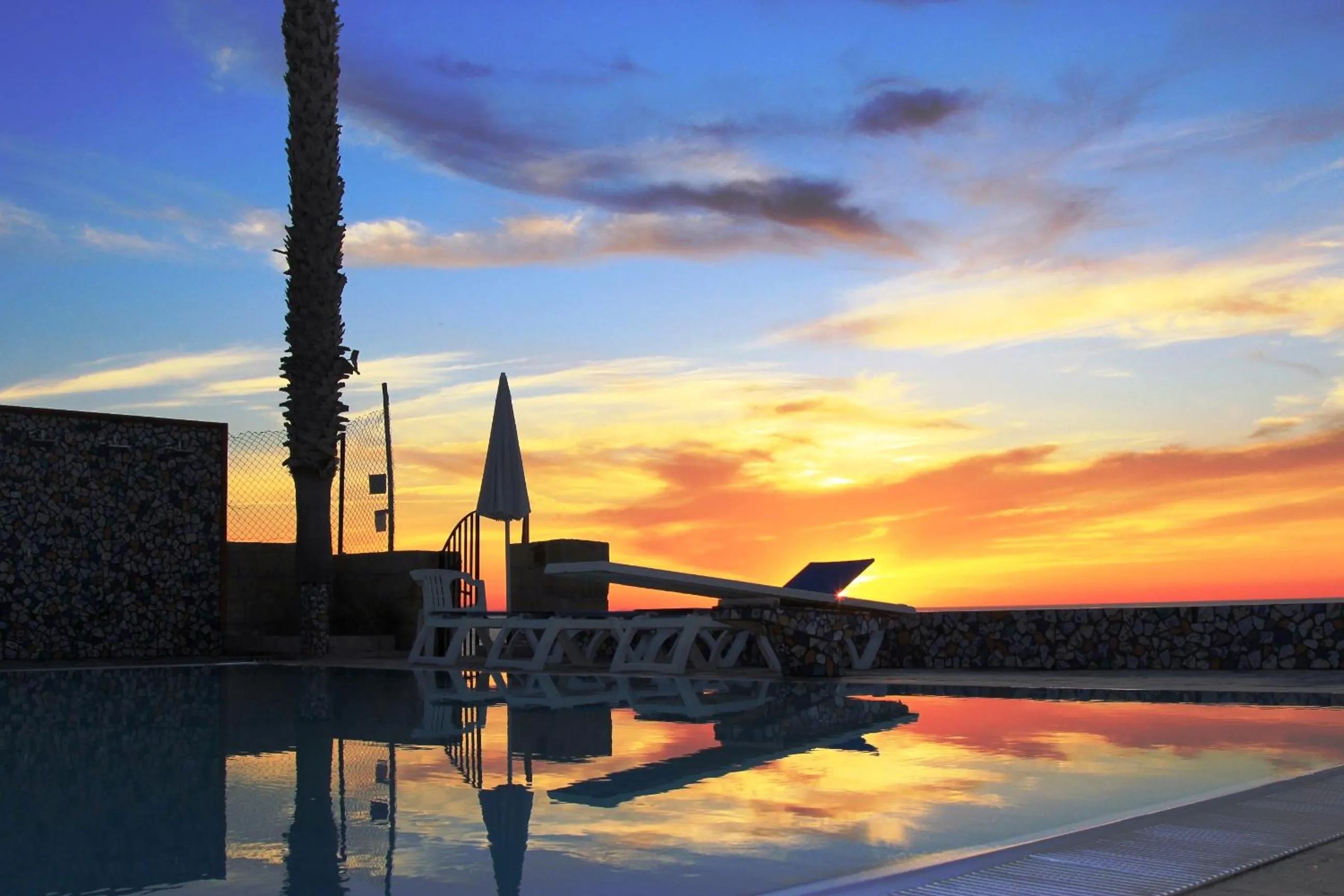 Swimming pool in Hotel Za Maria