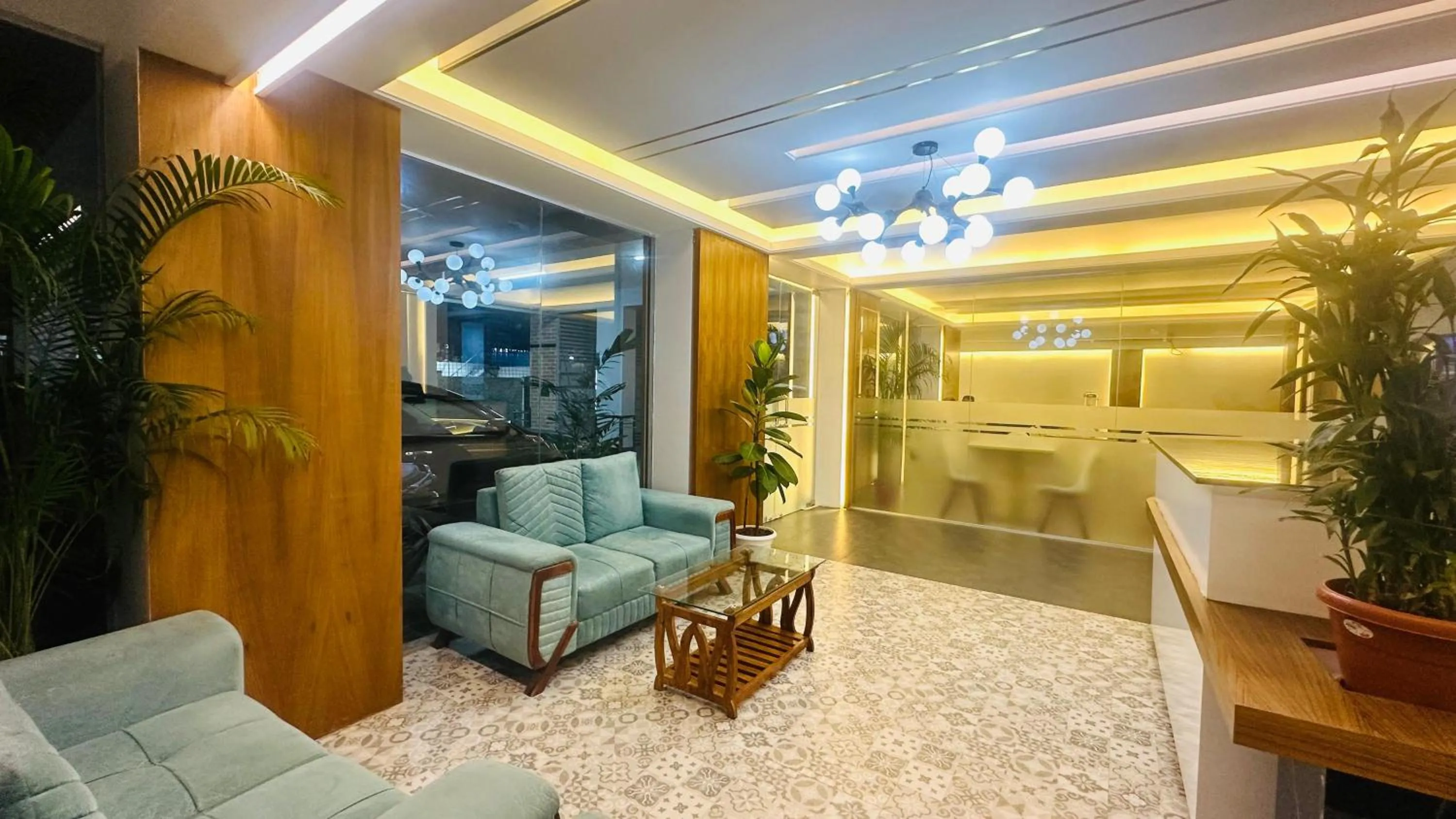 Lobby or reception in Royal Regent Suites Dhaka